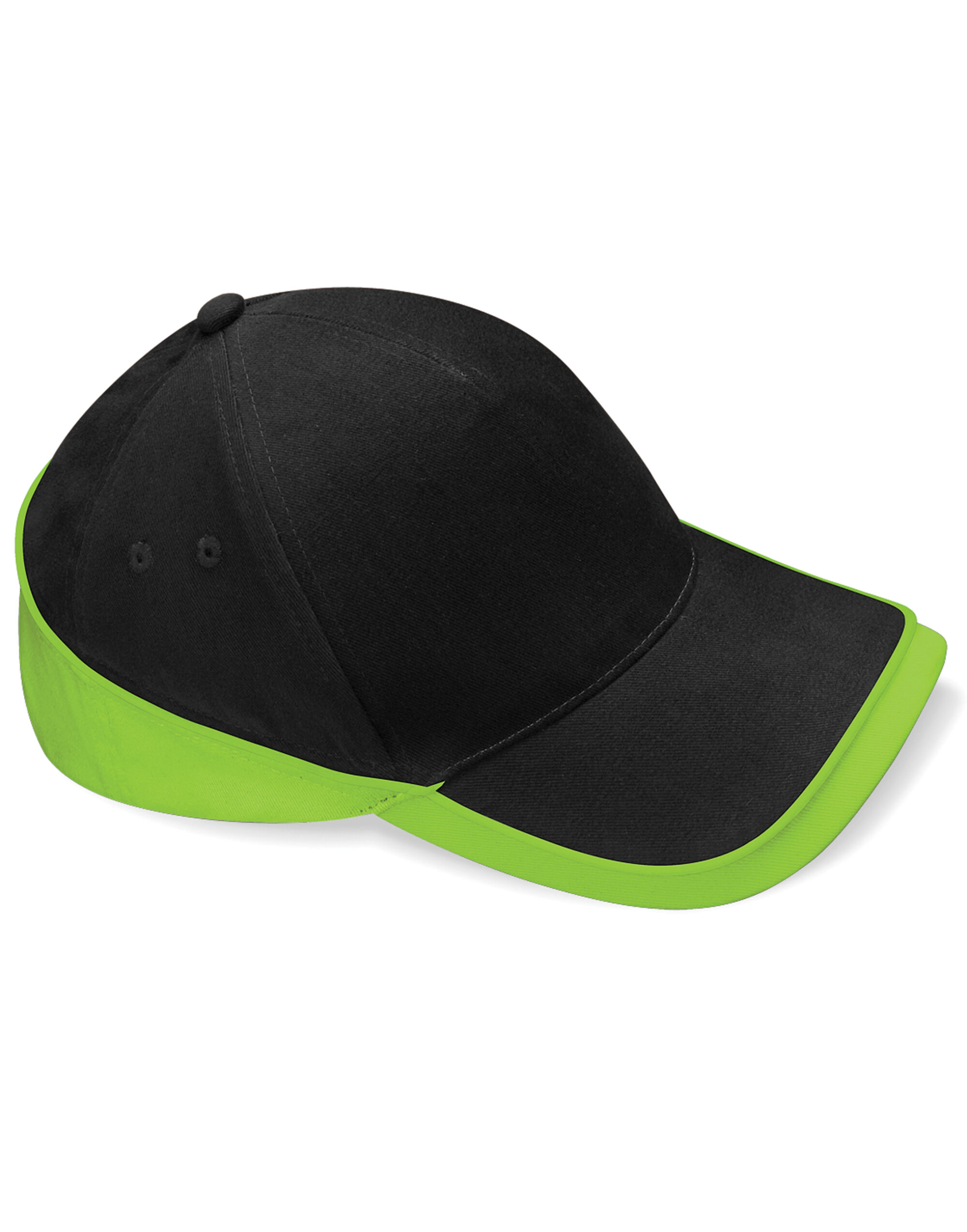 B171 Teamwear Competition Cap Black/Lime Green