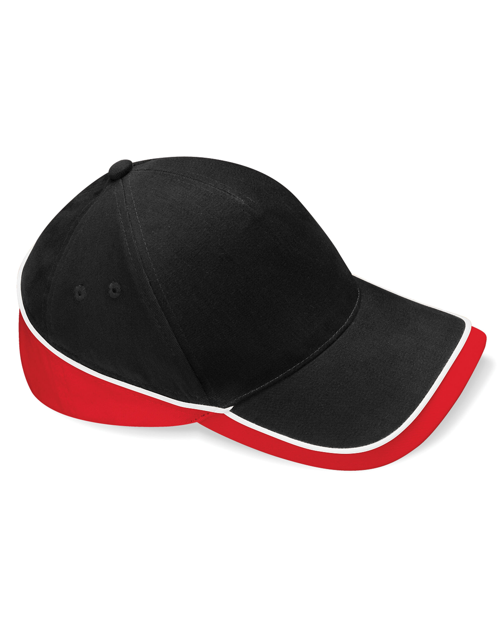 B171 Teamwear Competition Cap Black/Classic Red/White