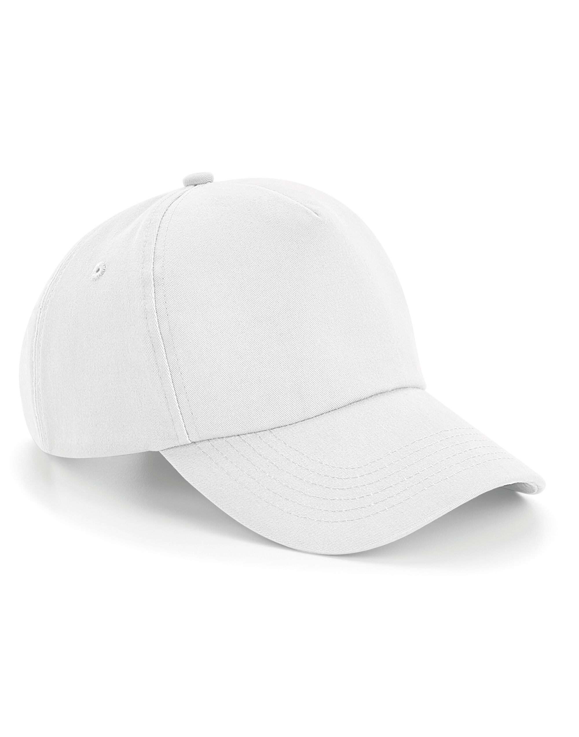 B25 Authentic 5 Panel Cap White