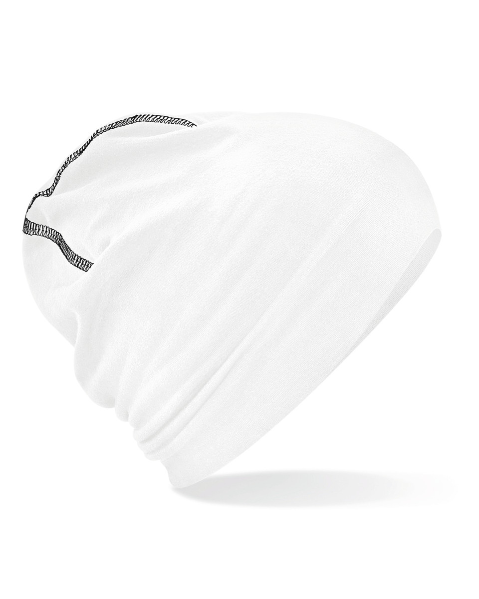B366 Hemsedal Cotton Beanie White/Black