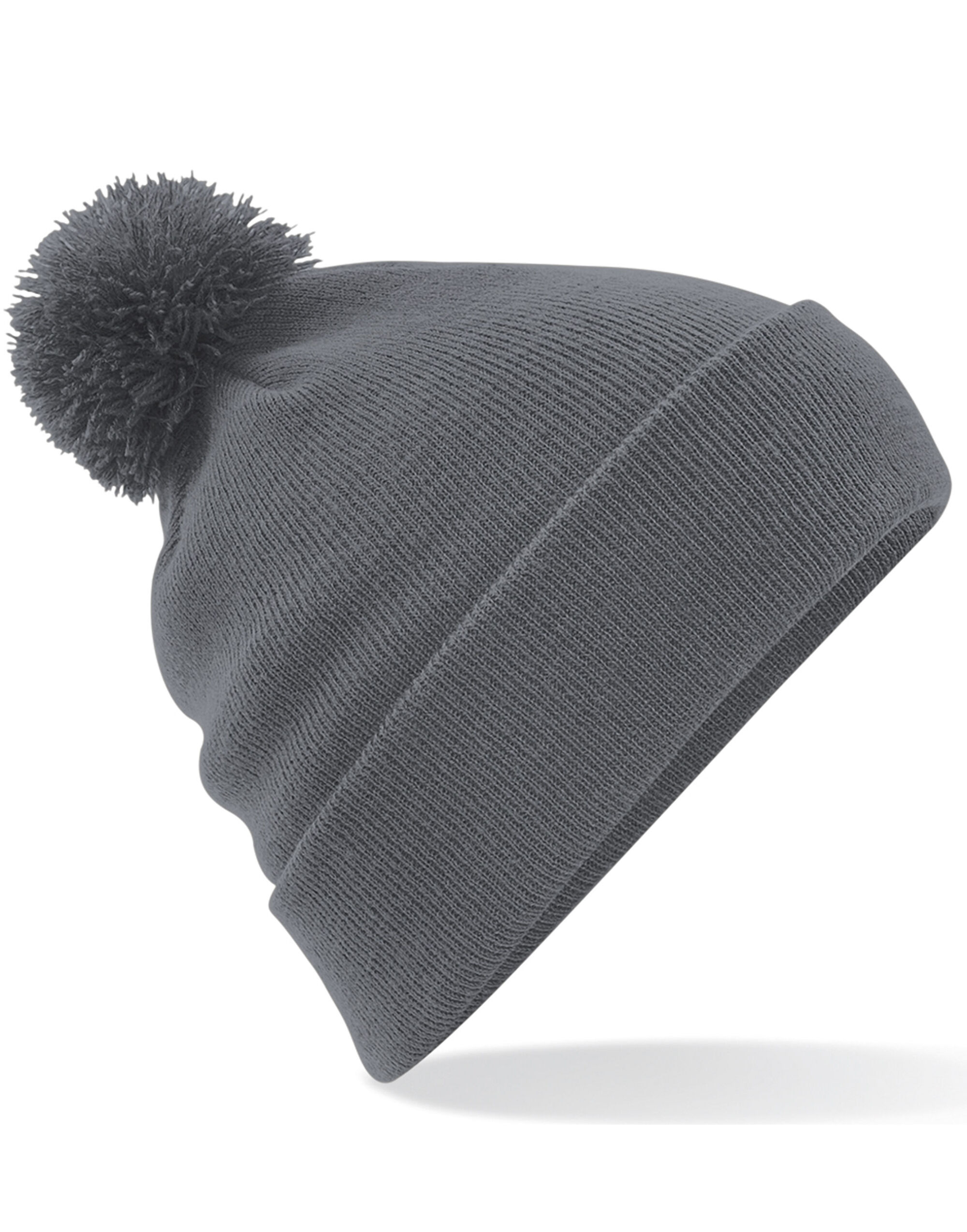 B426 Original Pom Pom Beanie Graphite Grey
