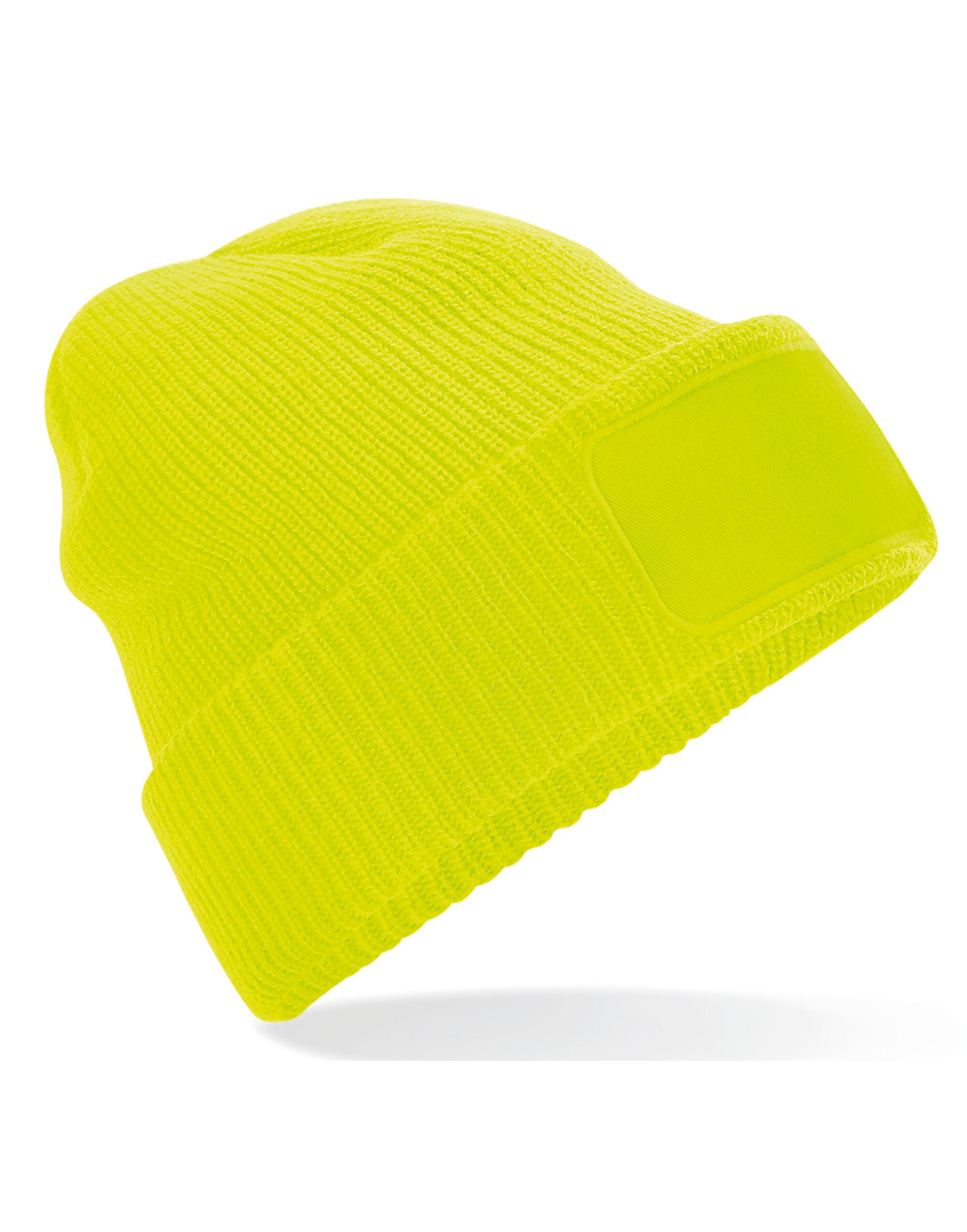 B440 Thinsulate™ Patch Beanie Fluoresent Yellow