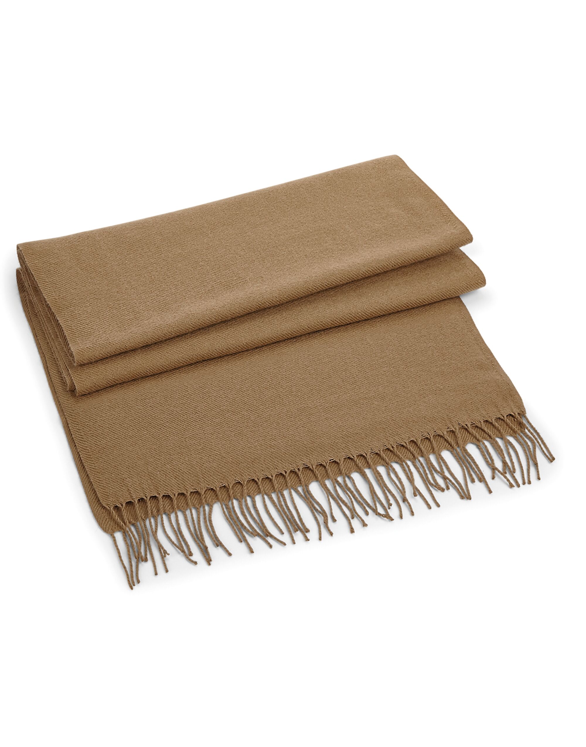B500 Classic Woven Scarf Biscuit
