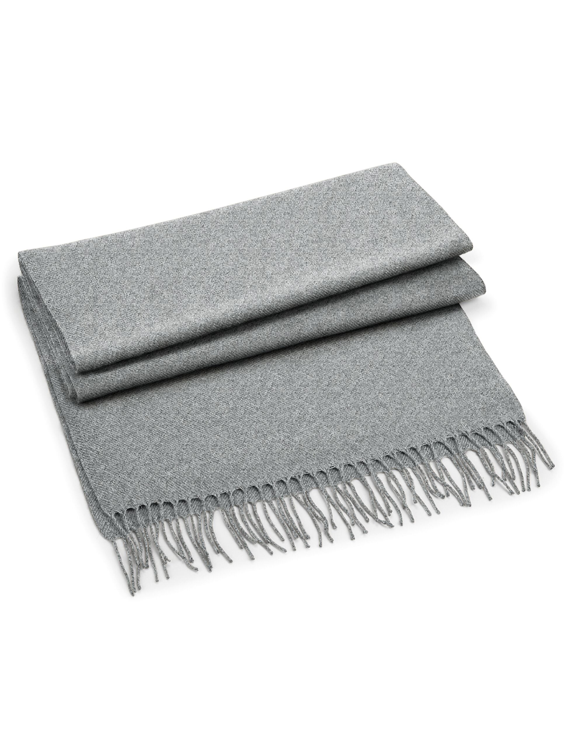 B500 Classic Woven Scarf Heather Grey