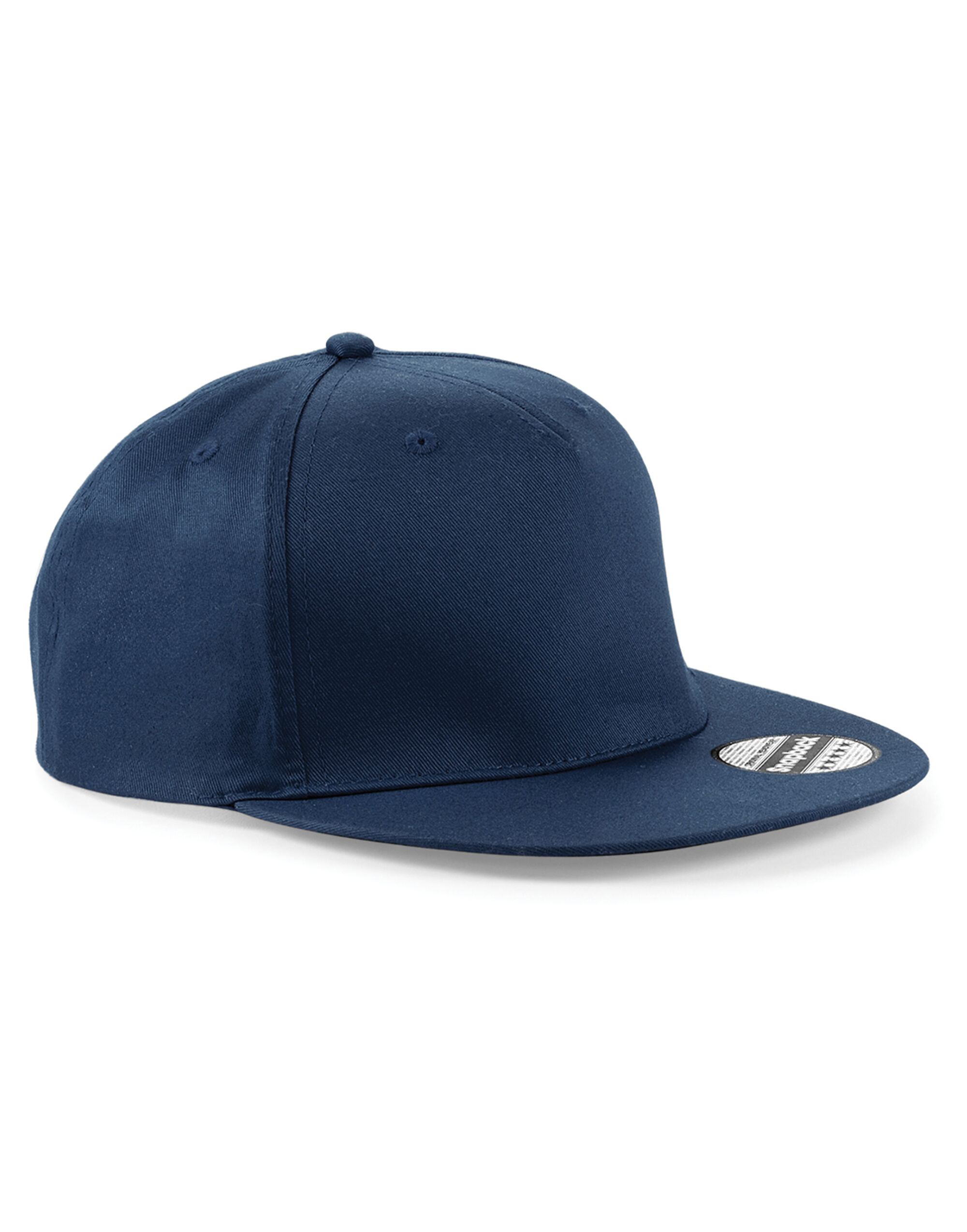 B610 5 panel Snapback Rapper Cap French Navy