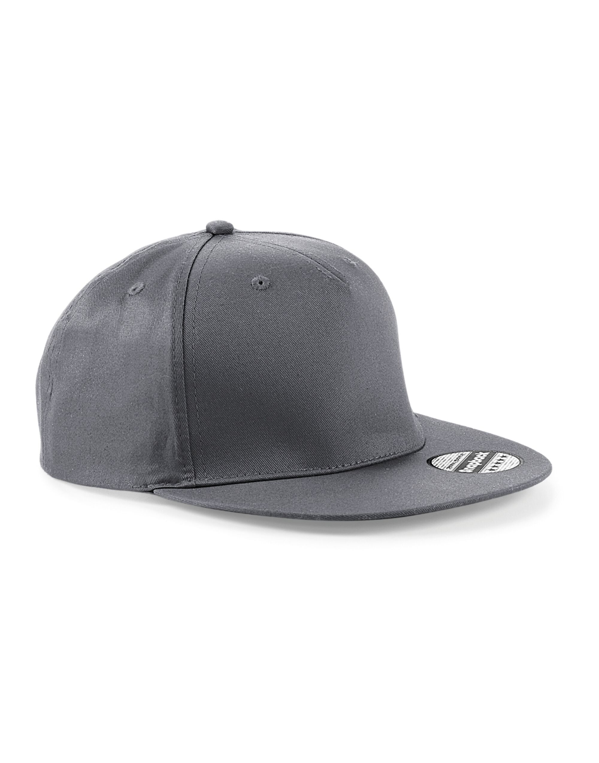 B610 5 panel Snapback Rapper Cap Graphite