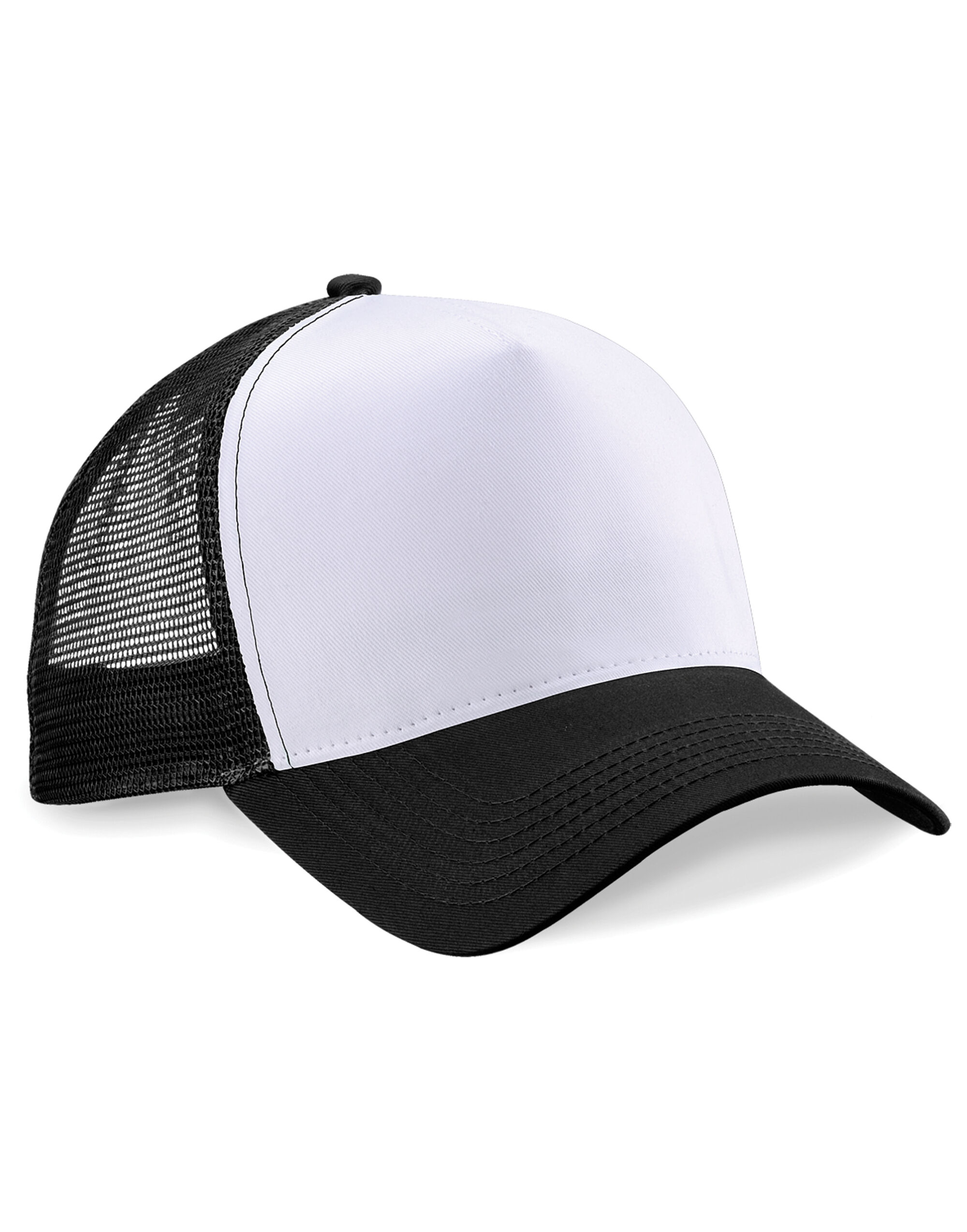 B640 Snapback Trucker Black/White