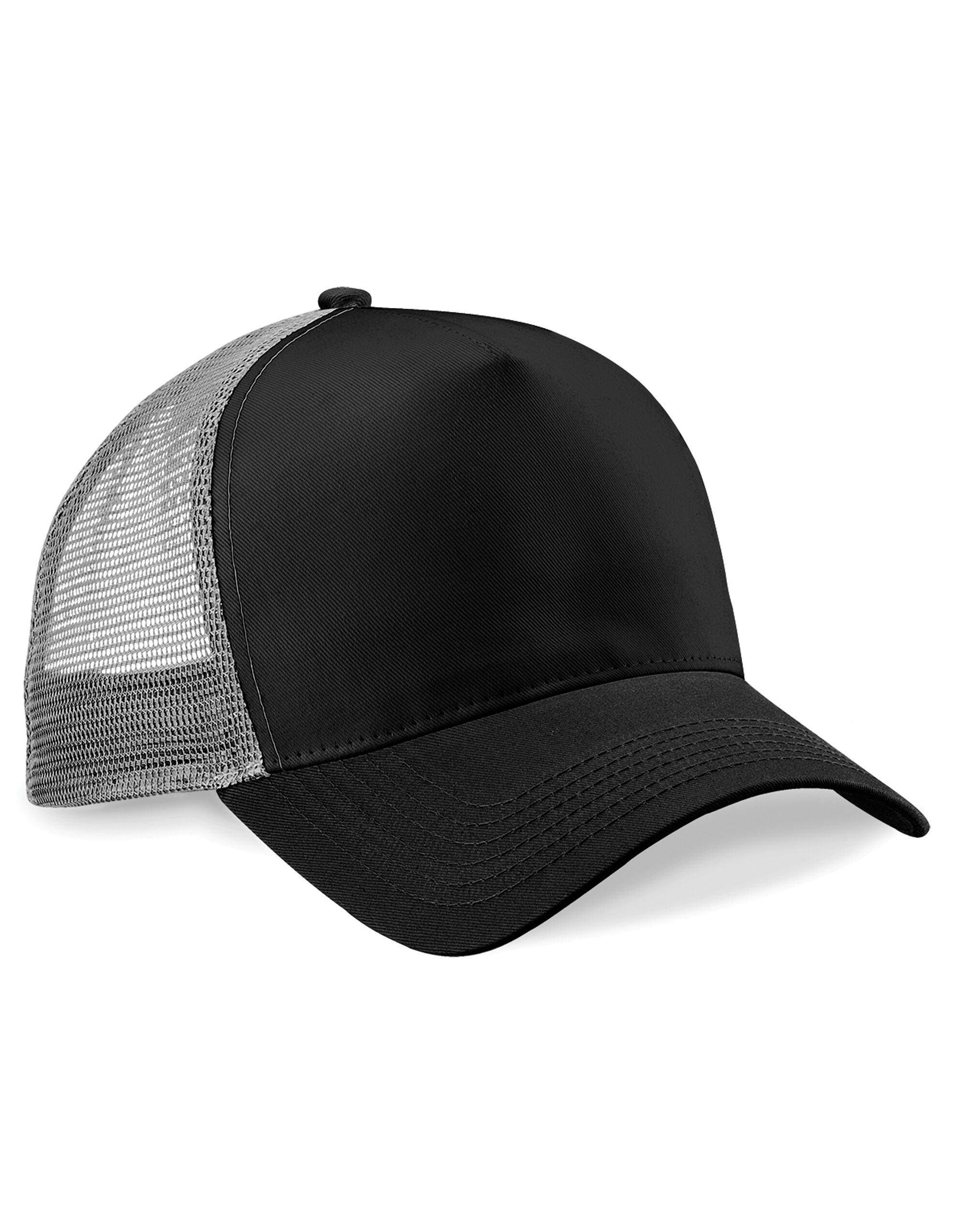 B640 Snapback Trucker Black/Light Grey