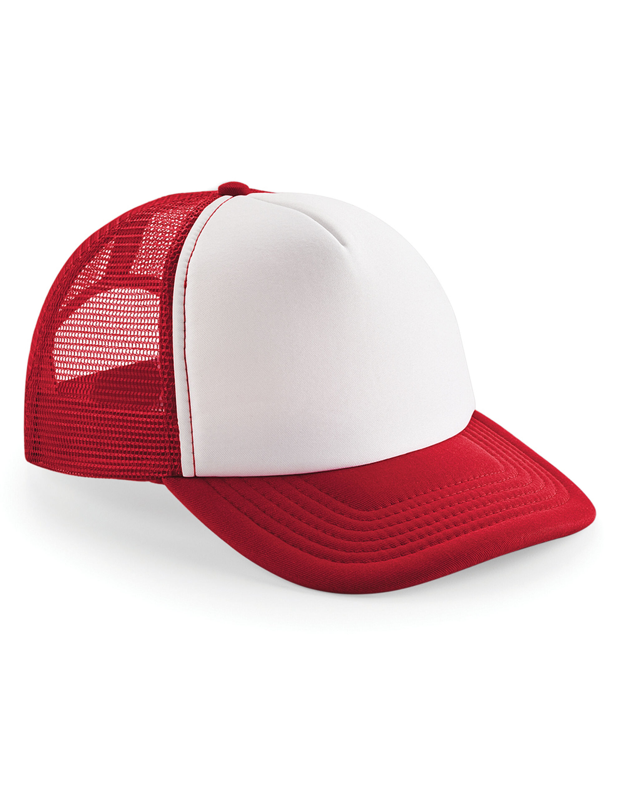 B645 Vintage Snapback Trucker Classic Red/White