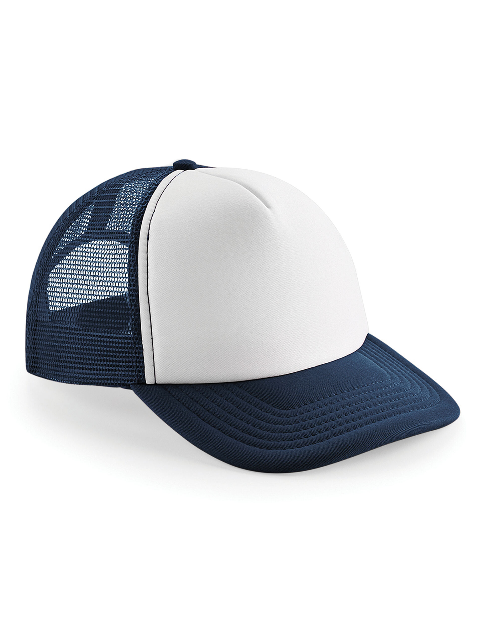 B645 Vintage Snapback Trucker French Navy/White