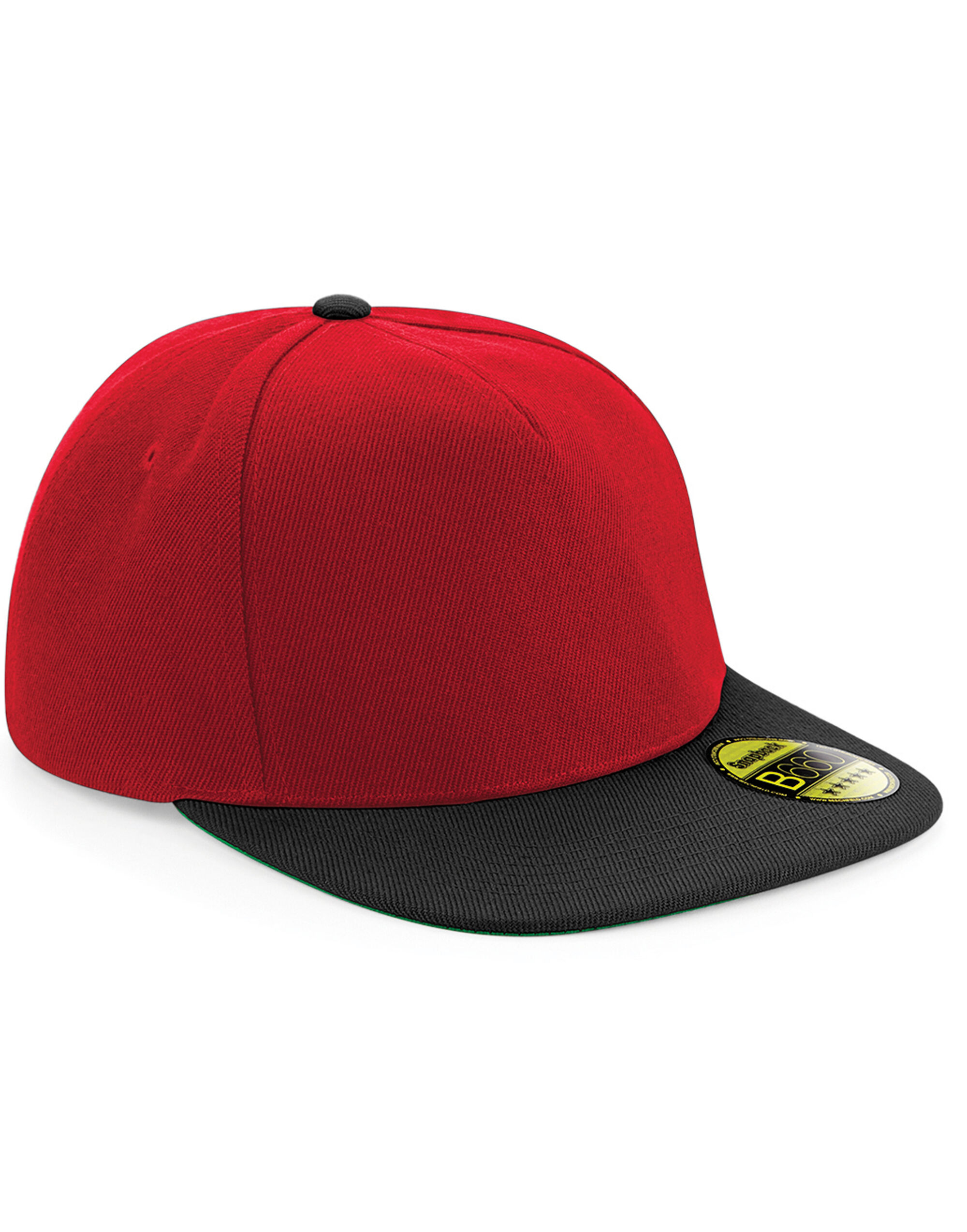 B660 Original Flat Peak Snapback Classic Red/Black