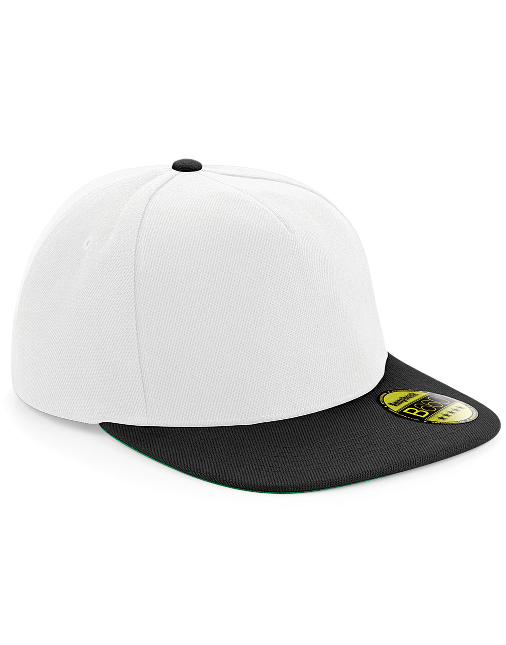 B660 Original Flat Peak Snapback White/Black
