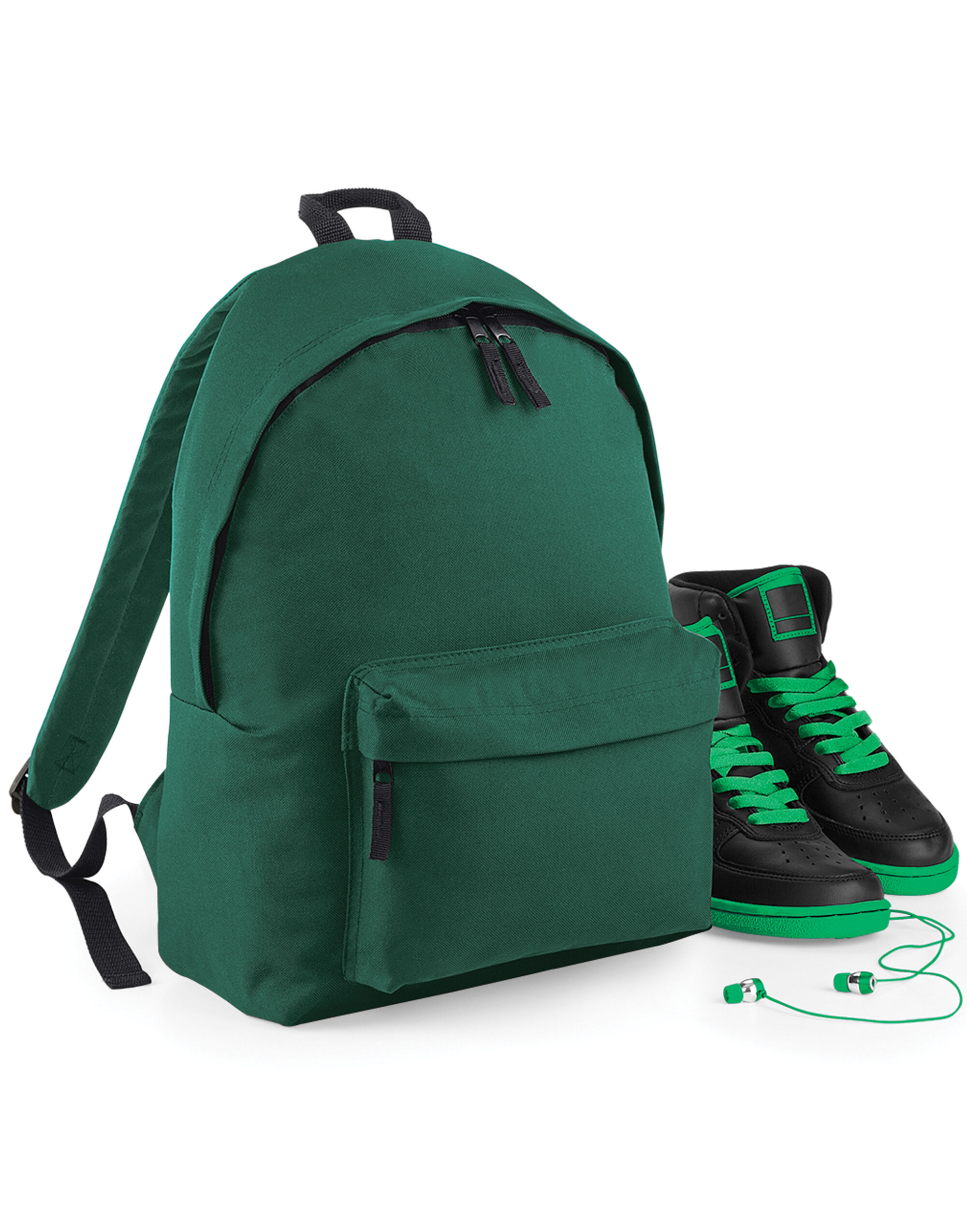 BG125J Junior Fashion Backpack Bottle Green