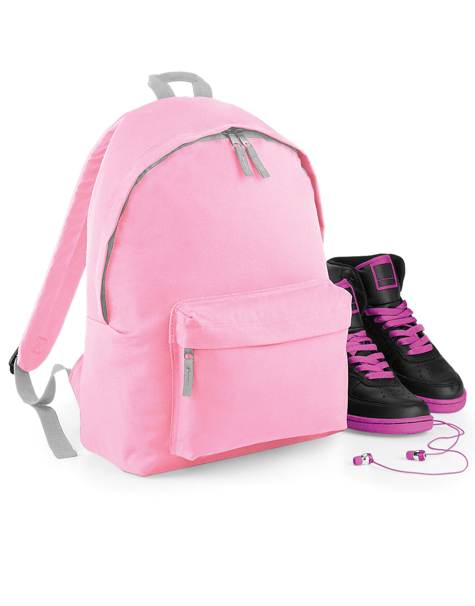 BG125J Junior Fashion Backpack Classic Pink/ Light Grey