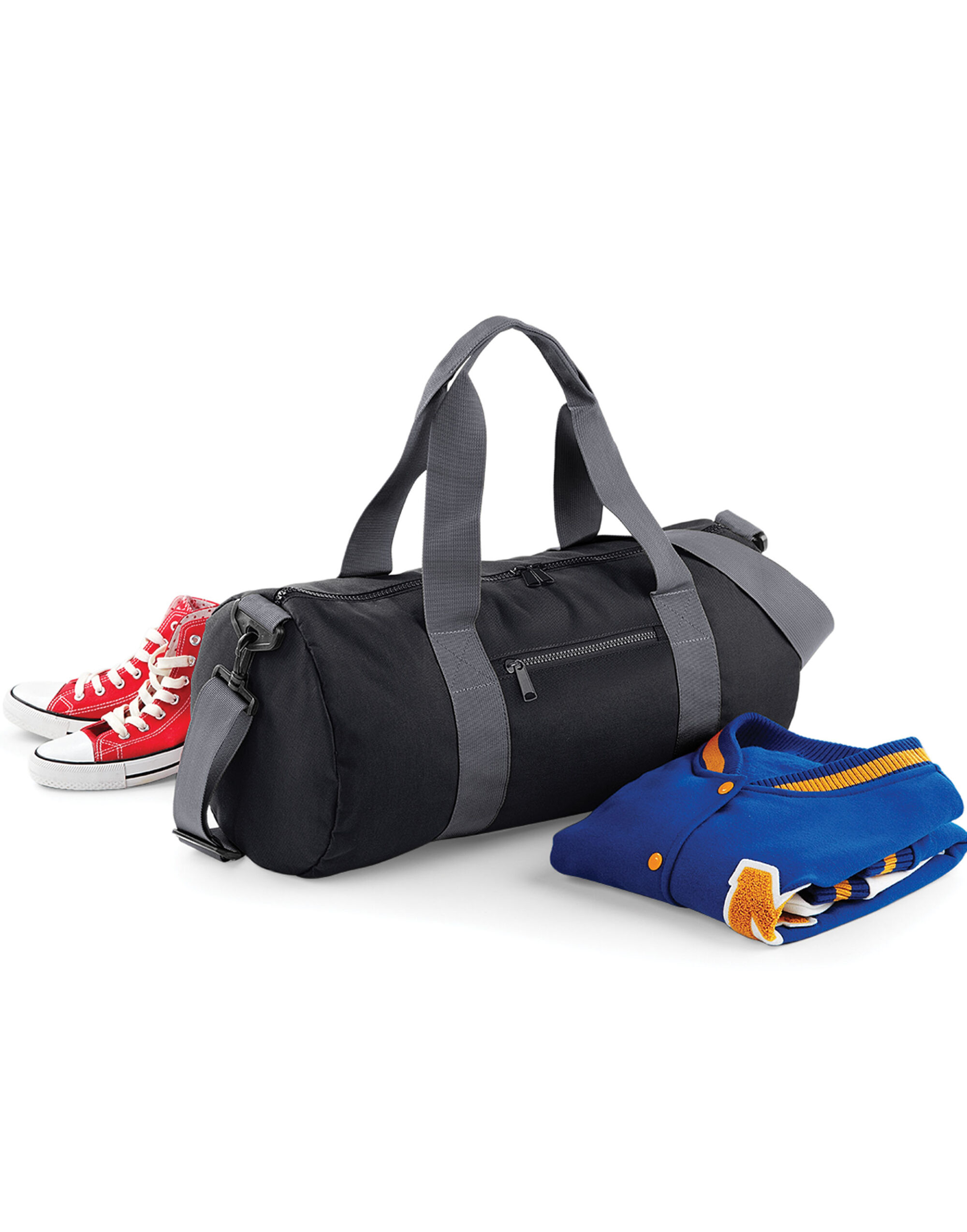 BG140 Original Barrel Bag Black/Grey