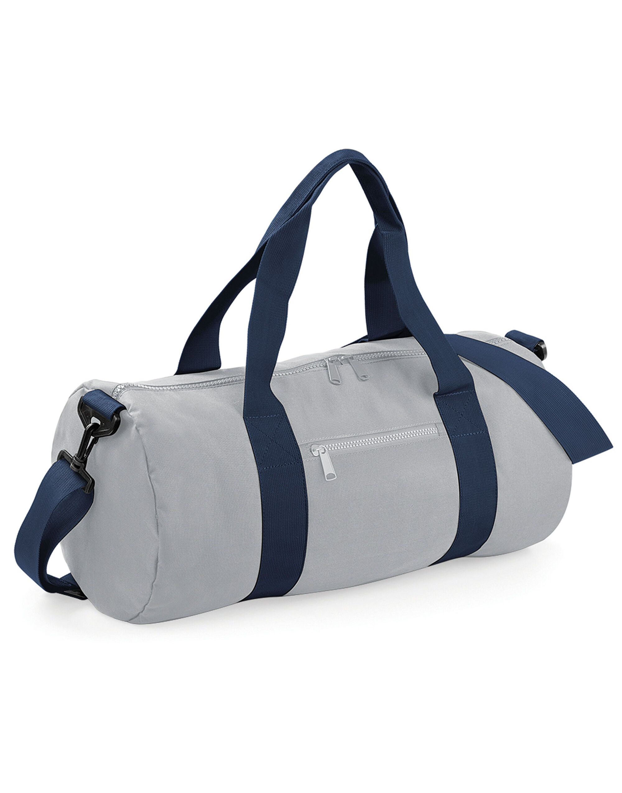BG140 Original Barrel Bag Light Grey/French Navy