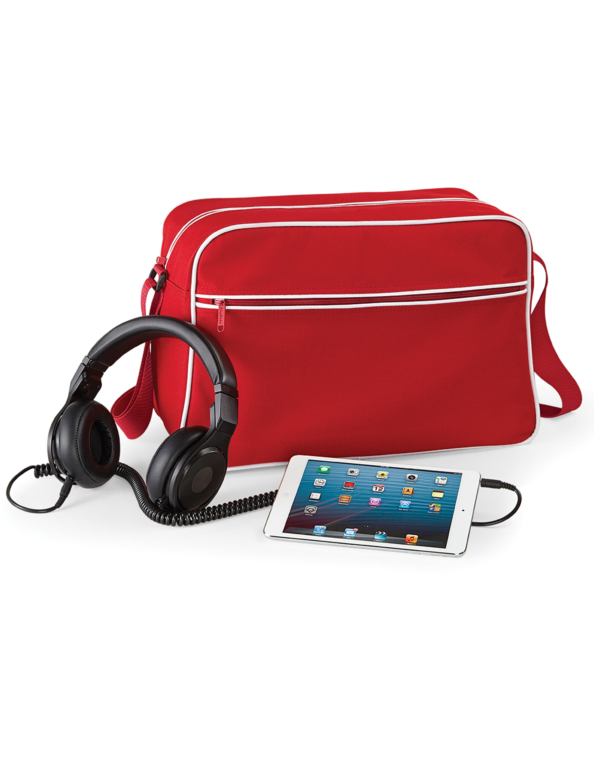 BG14 Retro Shoulder Bag Classic Red/White