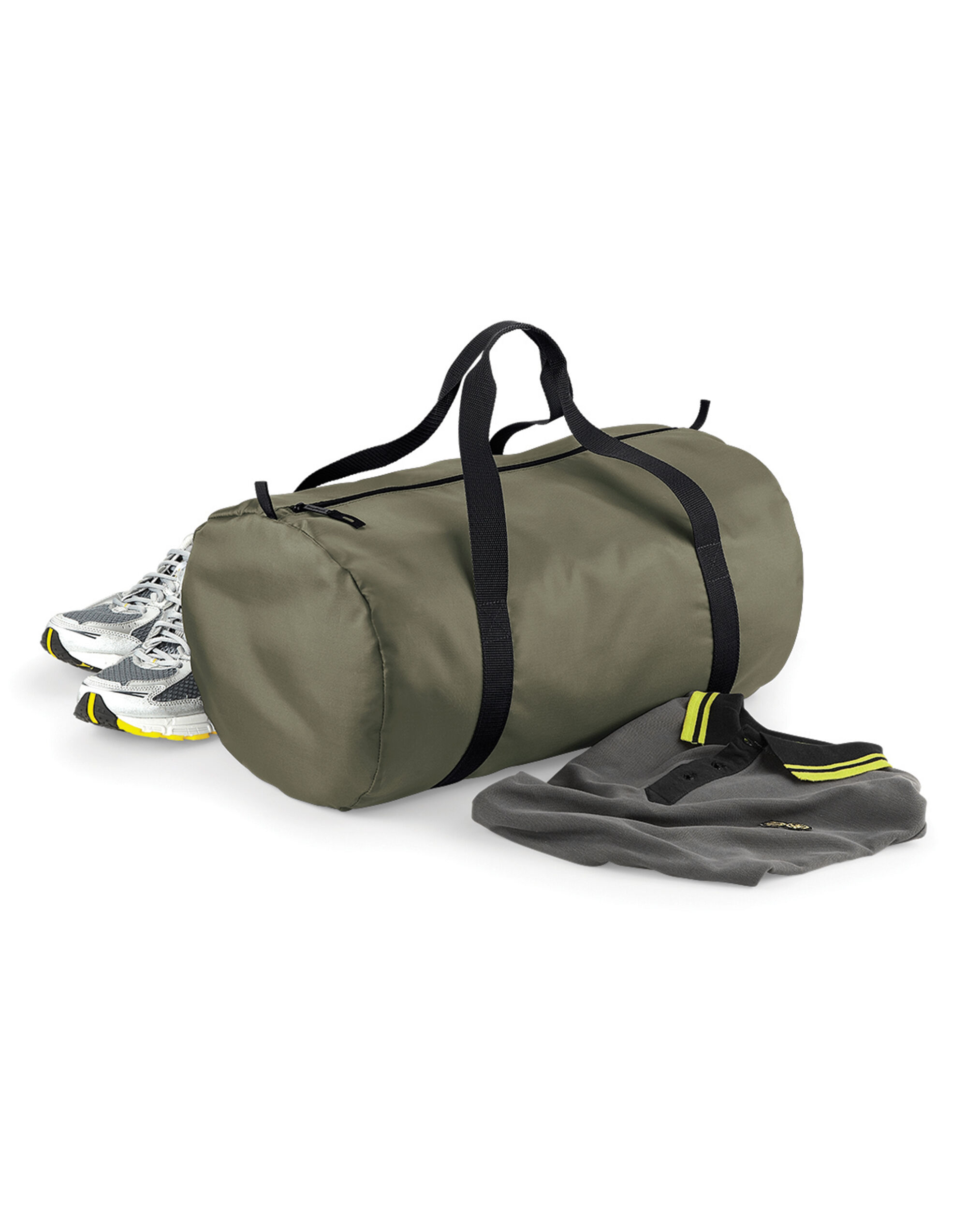 BG150 Packaway Barrel Bag Olive/Black
