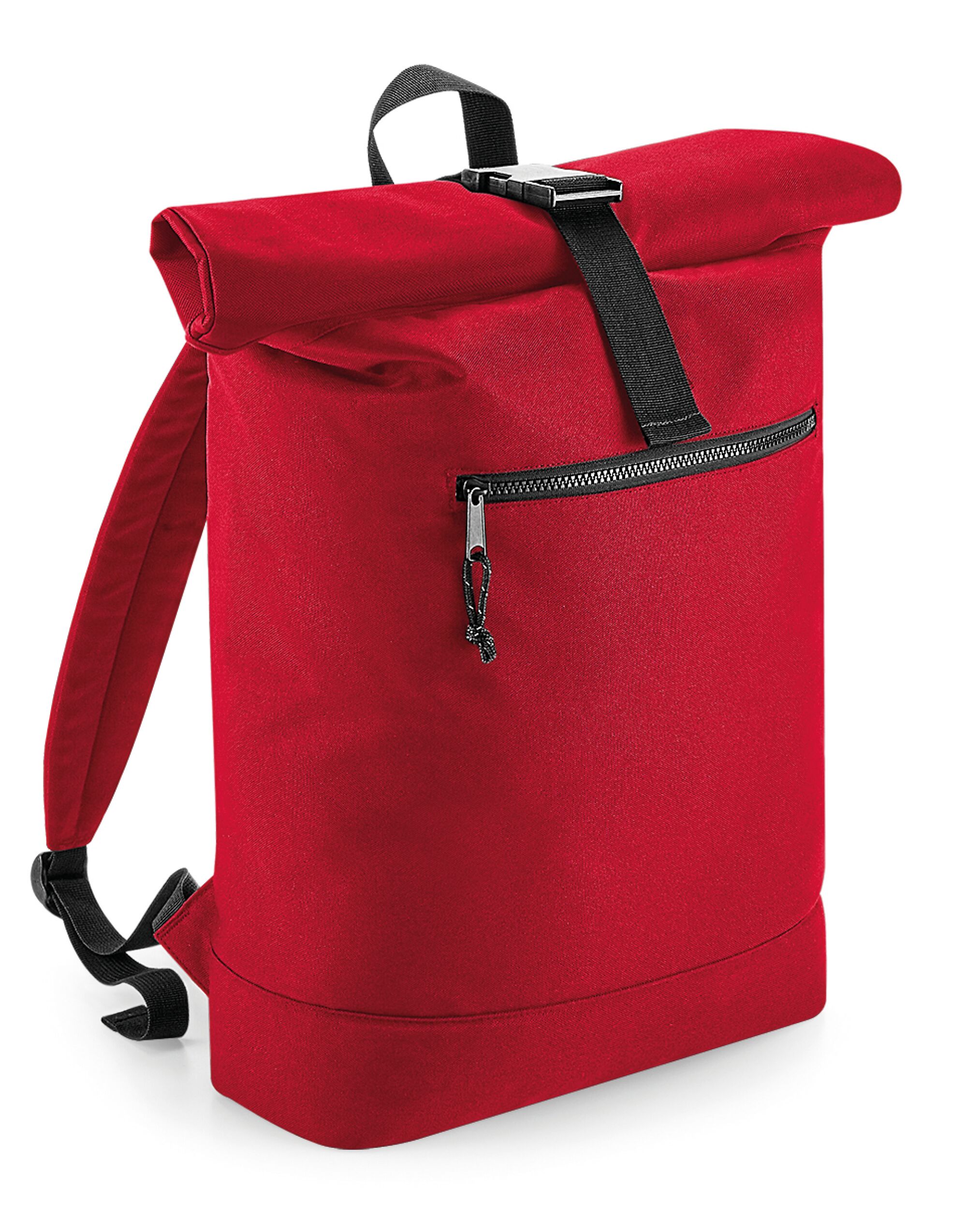 BG286 Recycled Roll-Top Backpack Classic Red