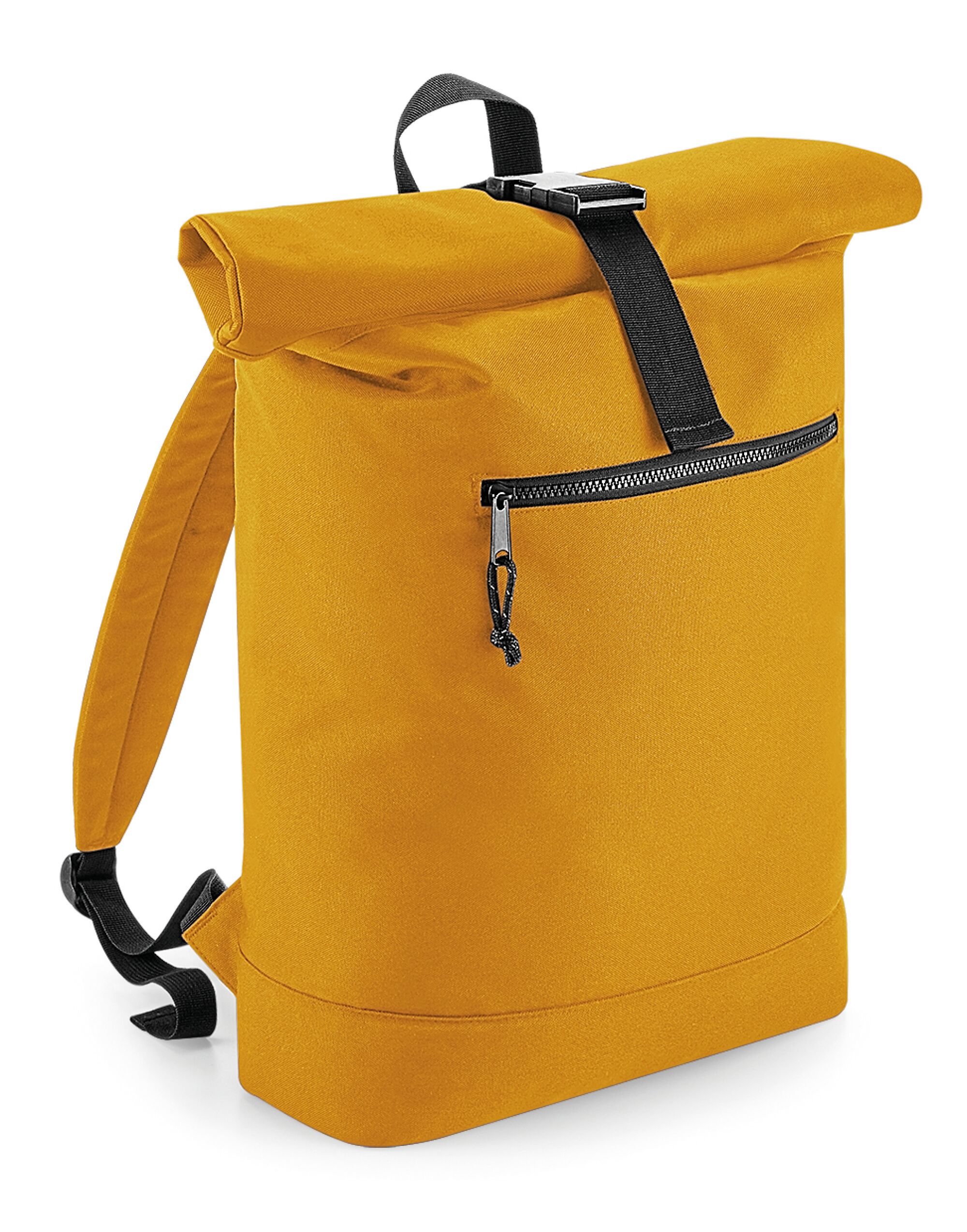 BG286 Recycled Roll-Top Backpack Mustard
