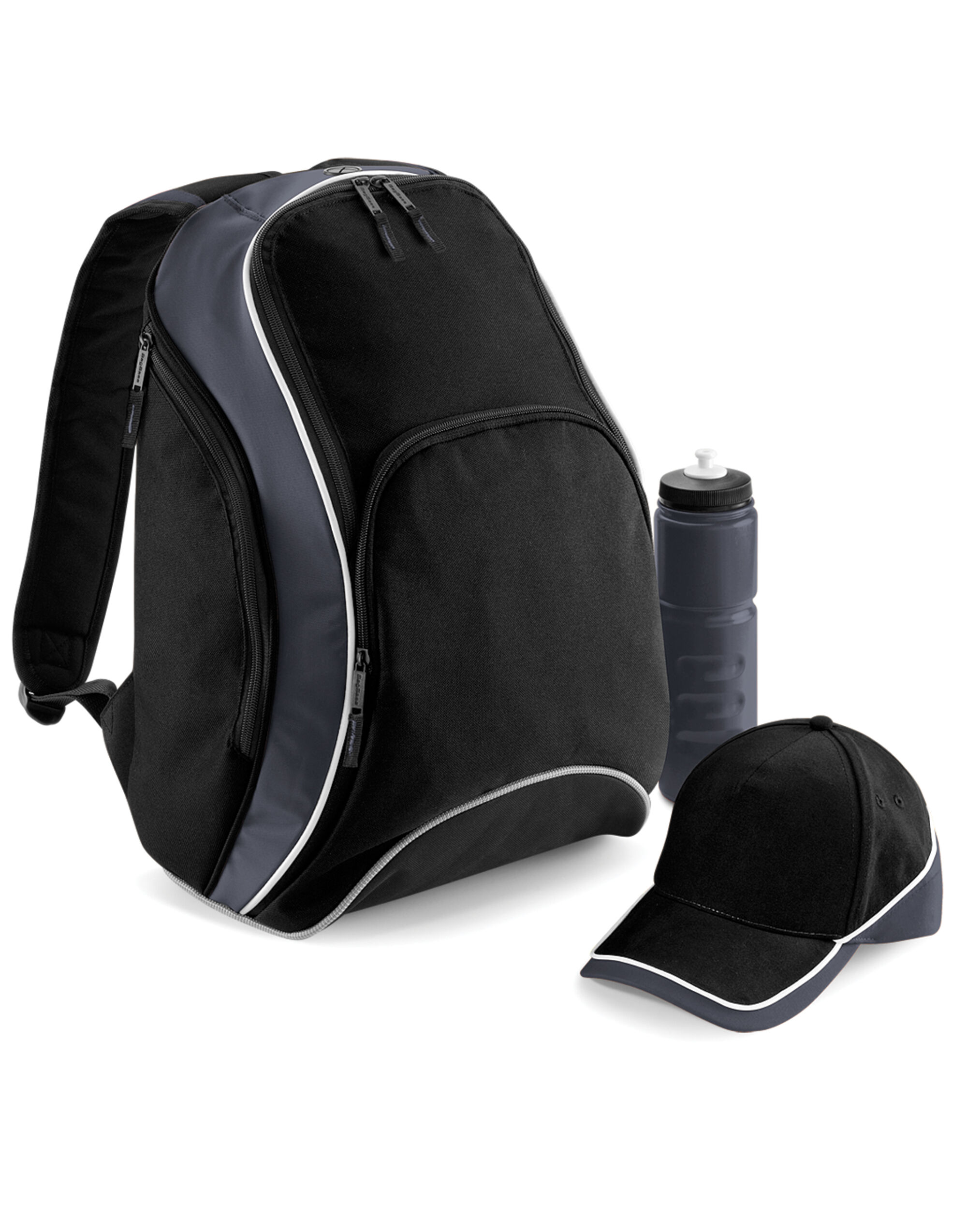 BG571 Teamwear Backpack Black/Grey/White