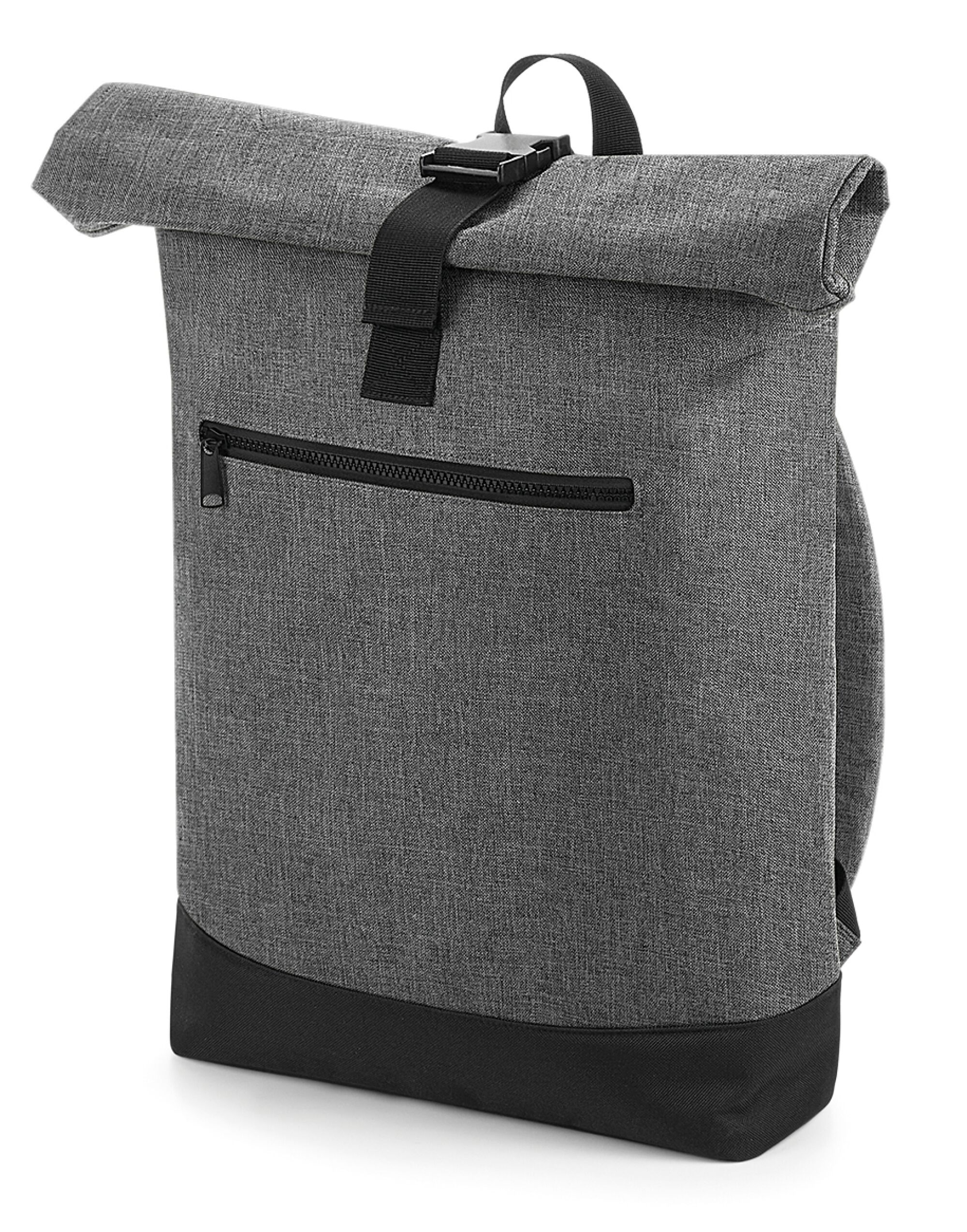 BG855 Roll-Top Backpack Grey Marl/Black