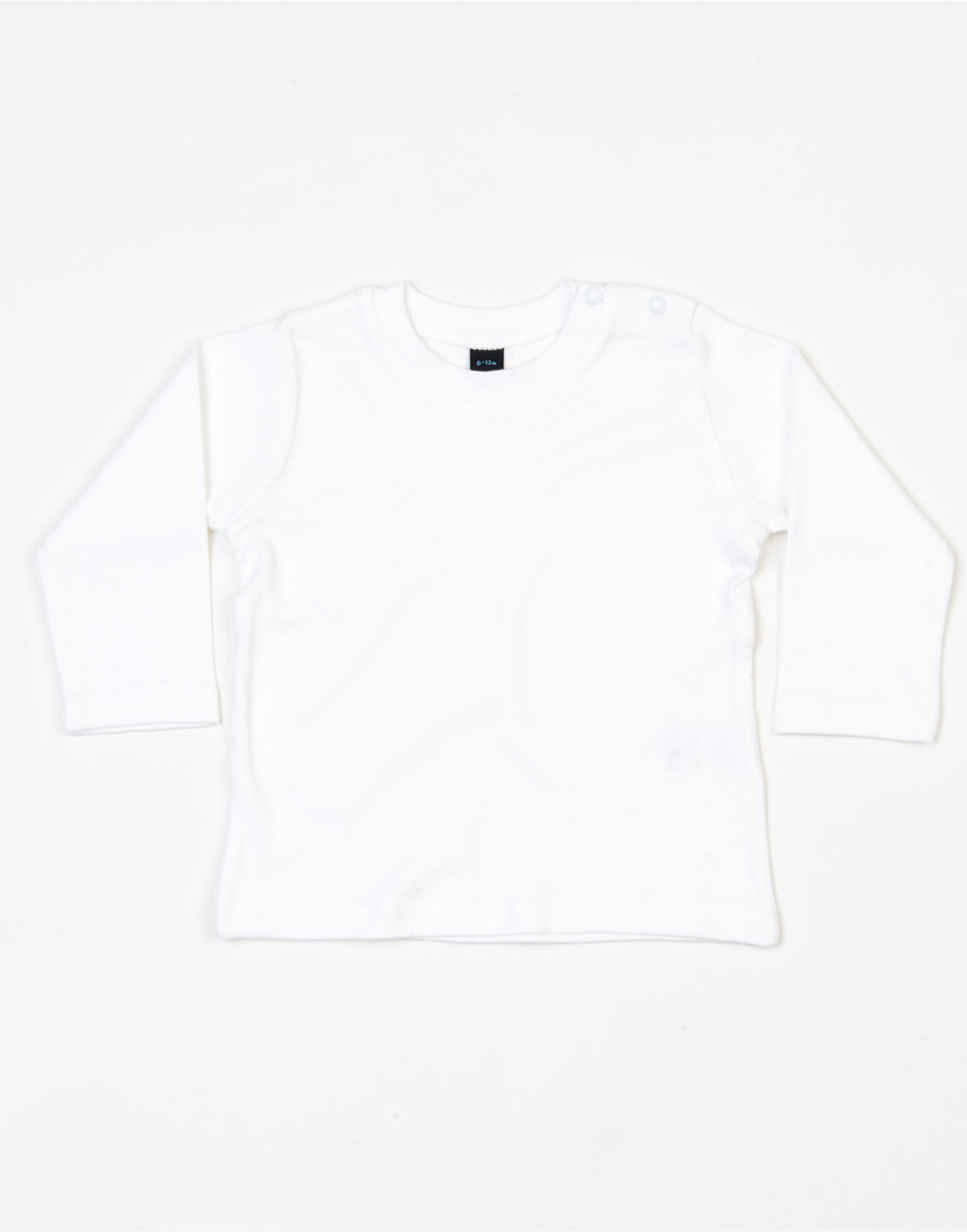 BZ11 Baby Long Sleeve T White