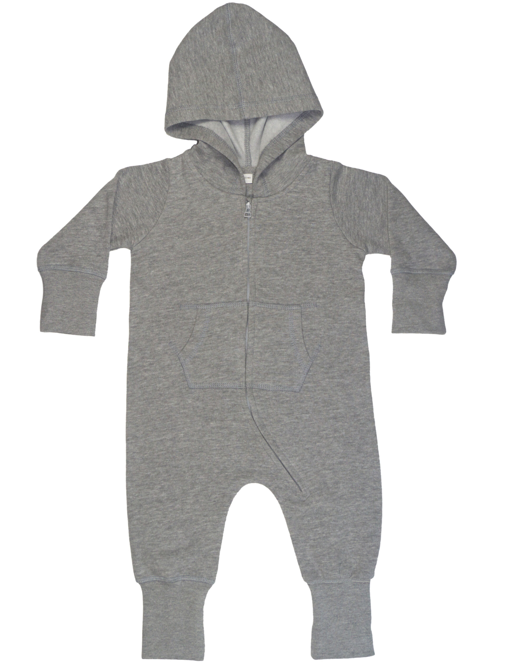 BZ25 Baby All-in-One Washed Grey Melange