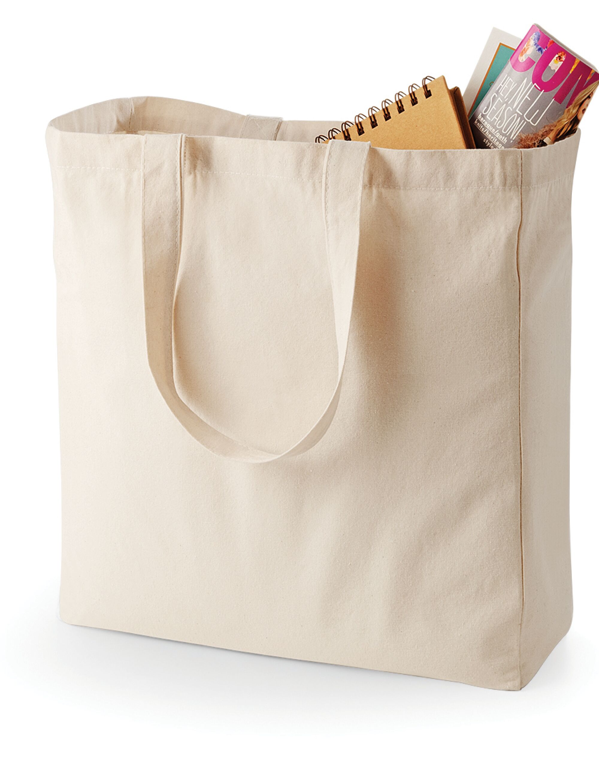 QD23 Canvas Classic Shopper Natural