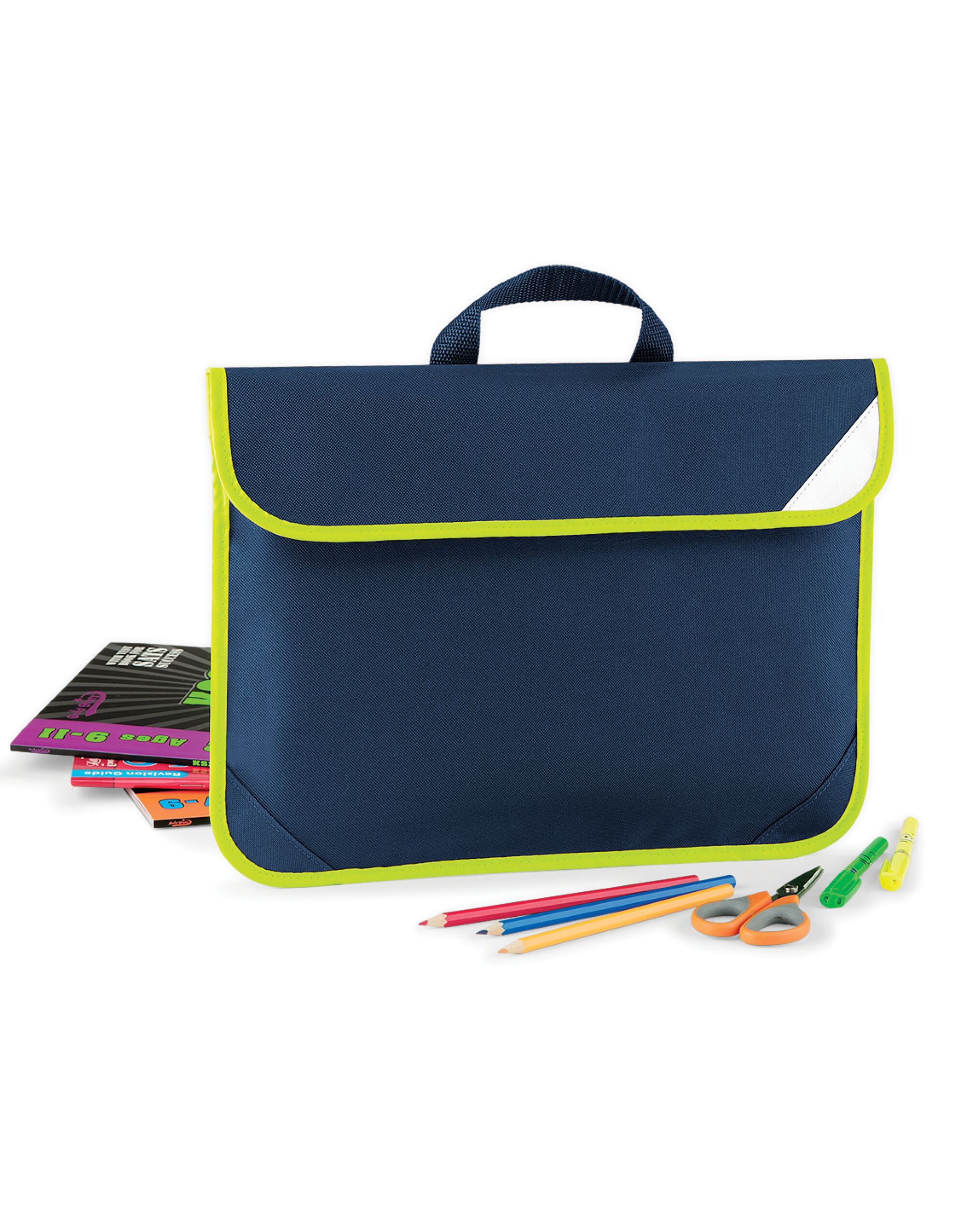 QD452 Enhanced-Viz Book Bag French Navy