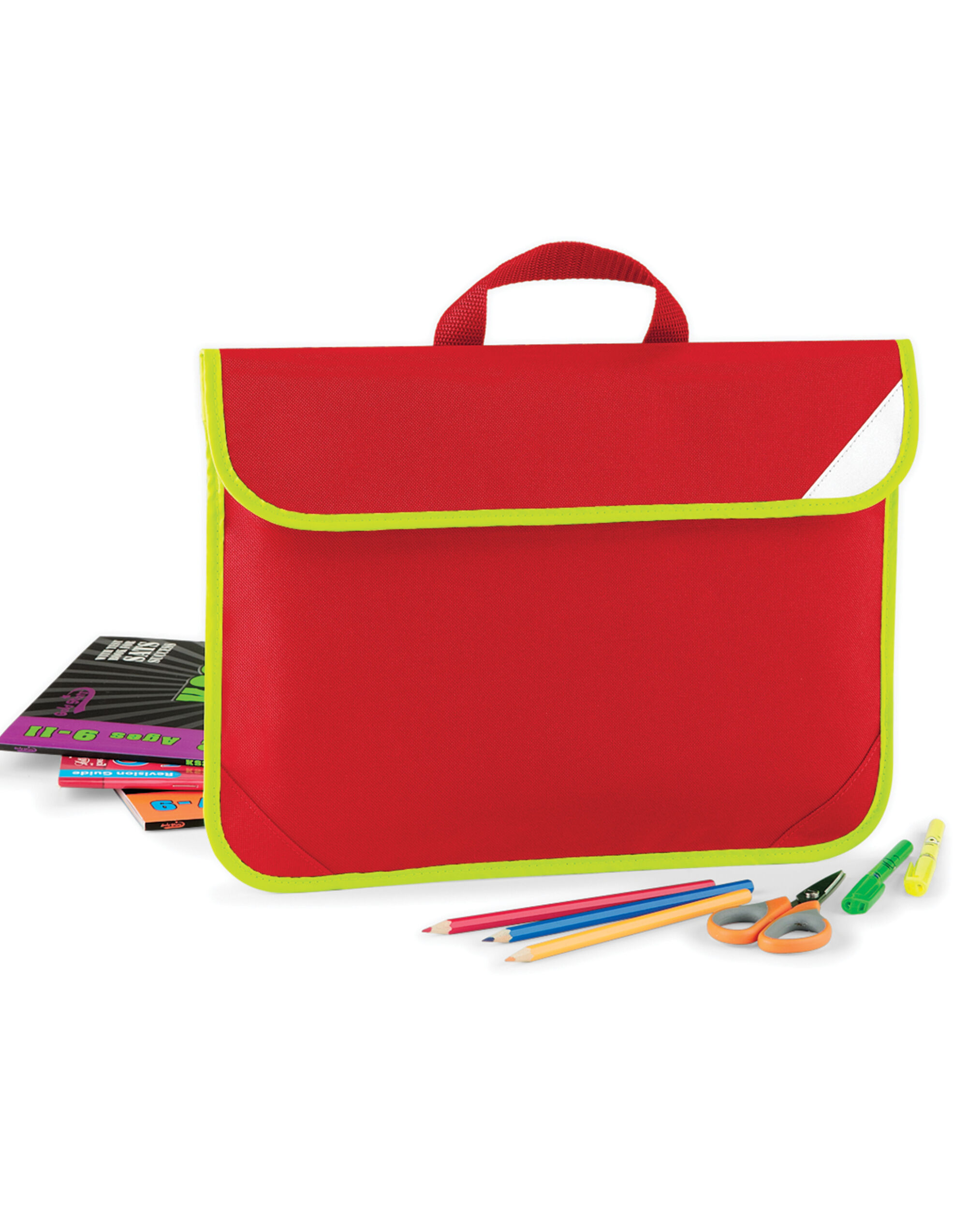 QD452 Enhanced-Viz Book Bag Classic Red
