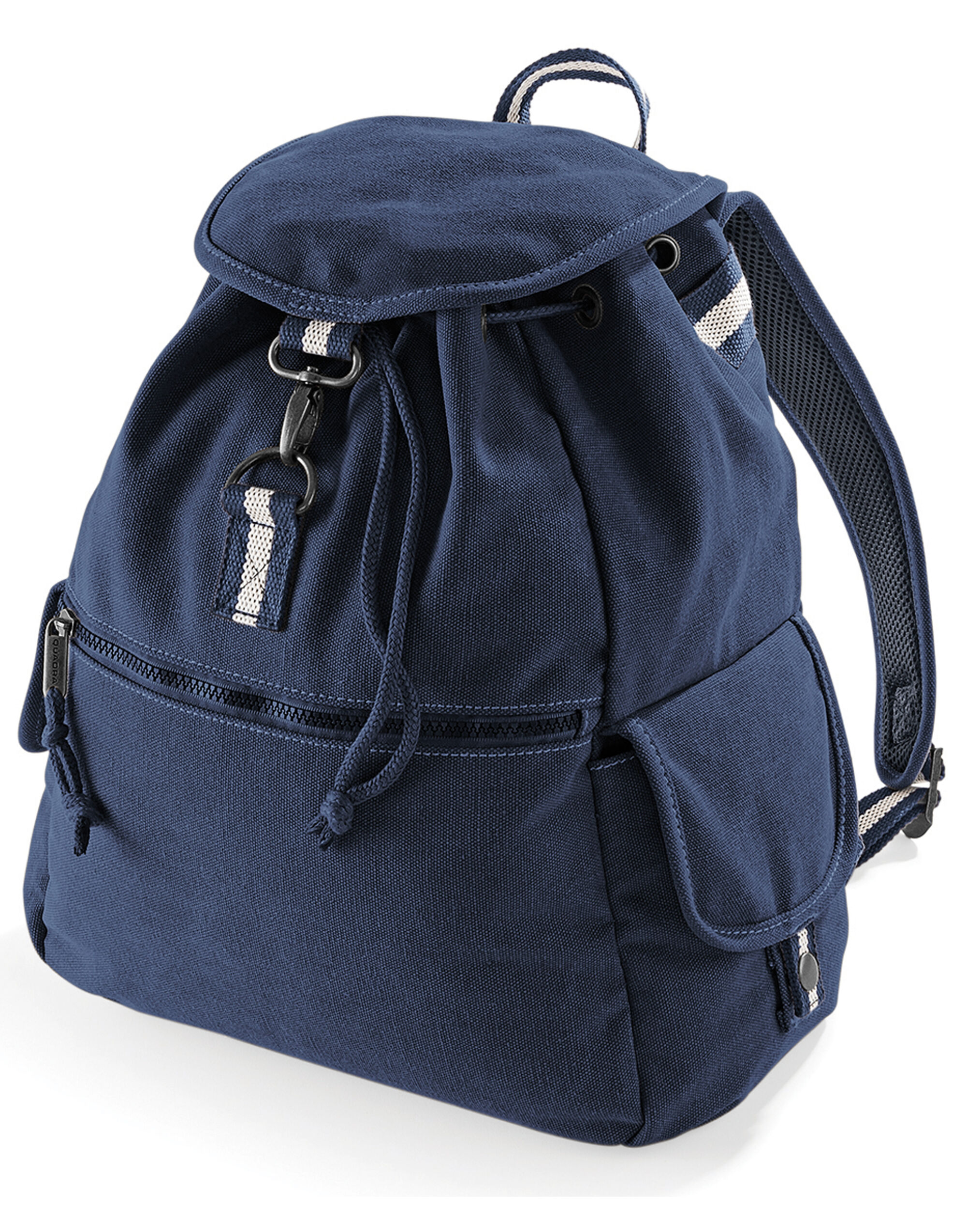 QD612 Vintage Canvas Backpack Vintage Oxford Navy