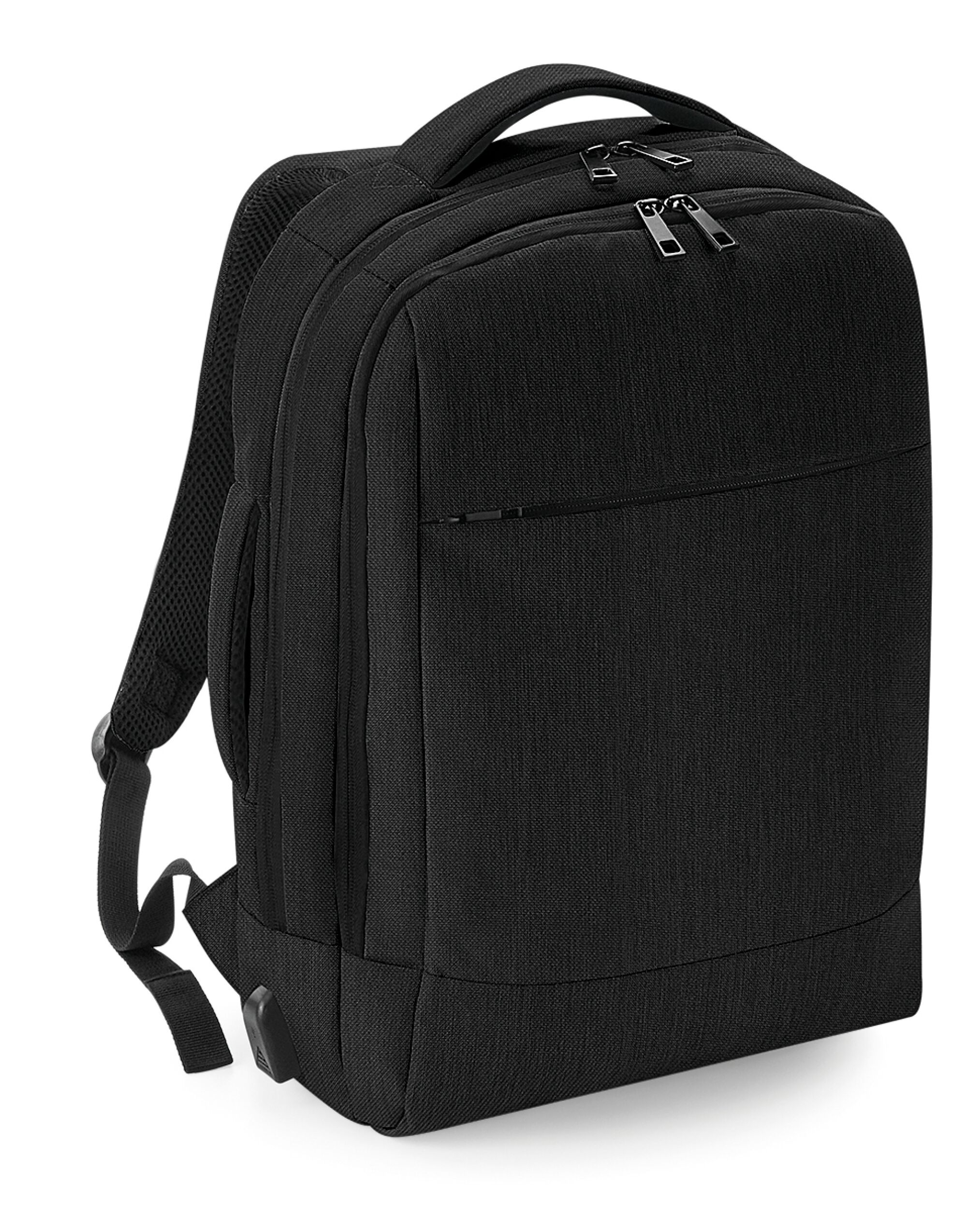 QD990 Q-Tech Charge Convertible Backpack Black