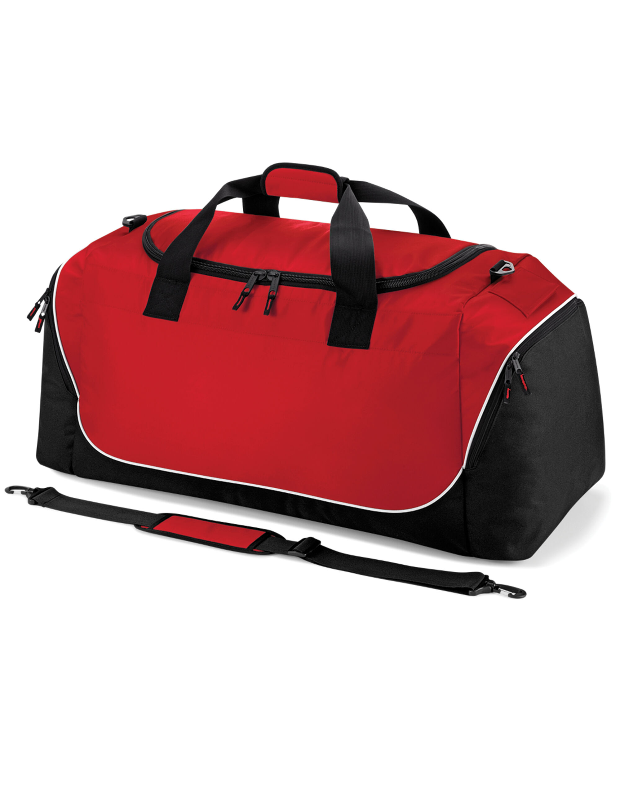 QS88 Teamwear Jumbo Kit Bag Classic Red/Black/White
