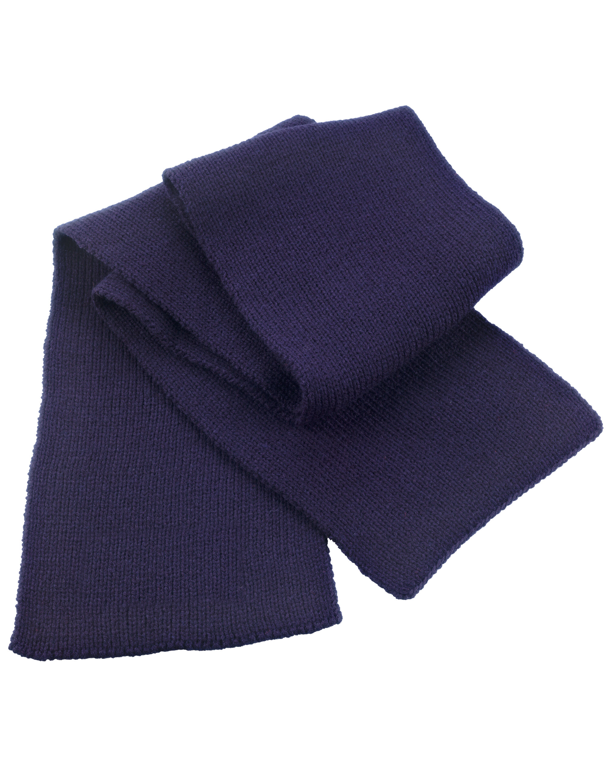 R145X Classic Heavy Knit Scarf Navy Blue