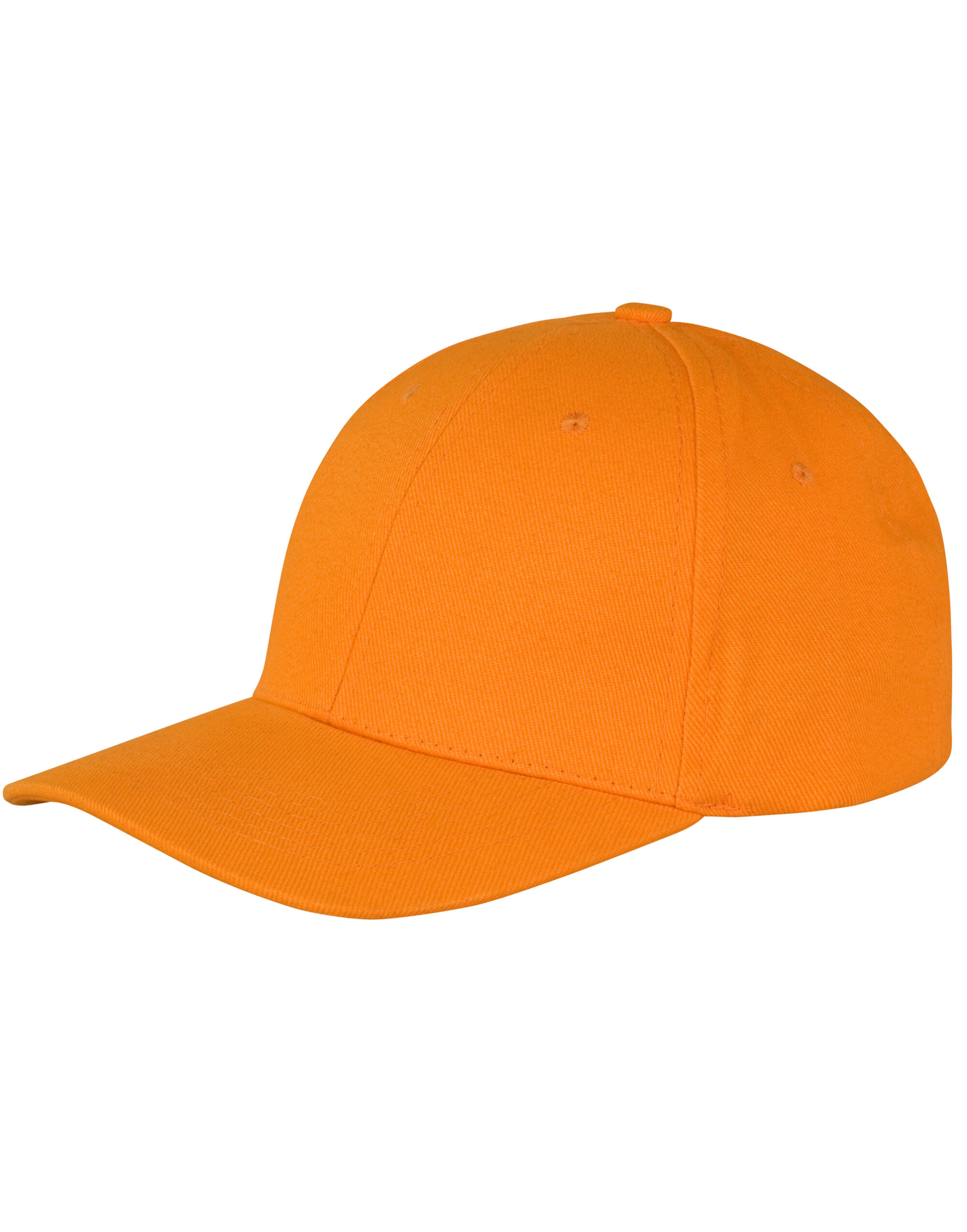 RC81X Memphis 6 Panel Brushed Cotton Low Profile Cap Orange