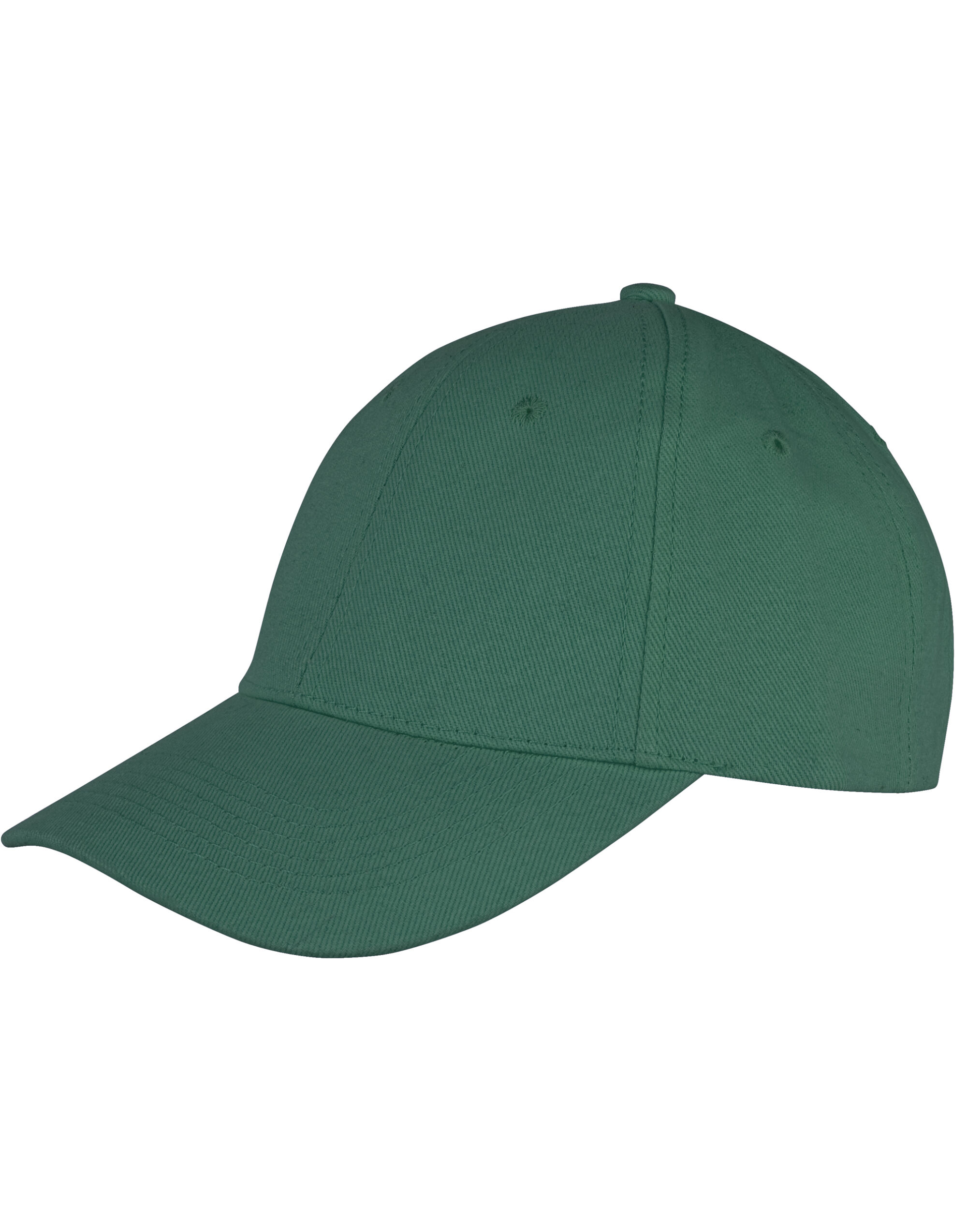 RC81X Memphis 6 Panel Brushed Cotton Low Profile Cap Bottle Green