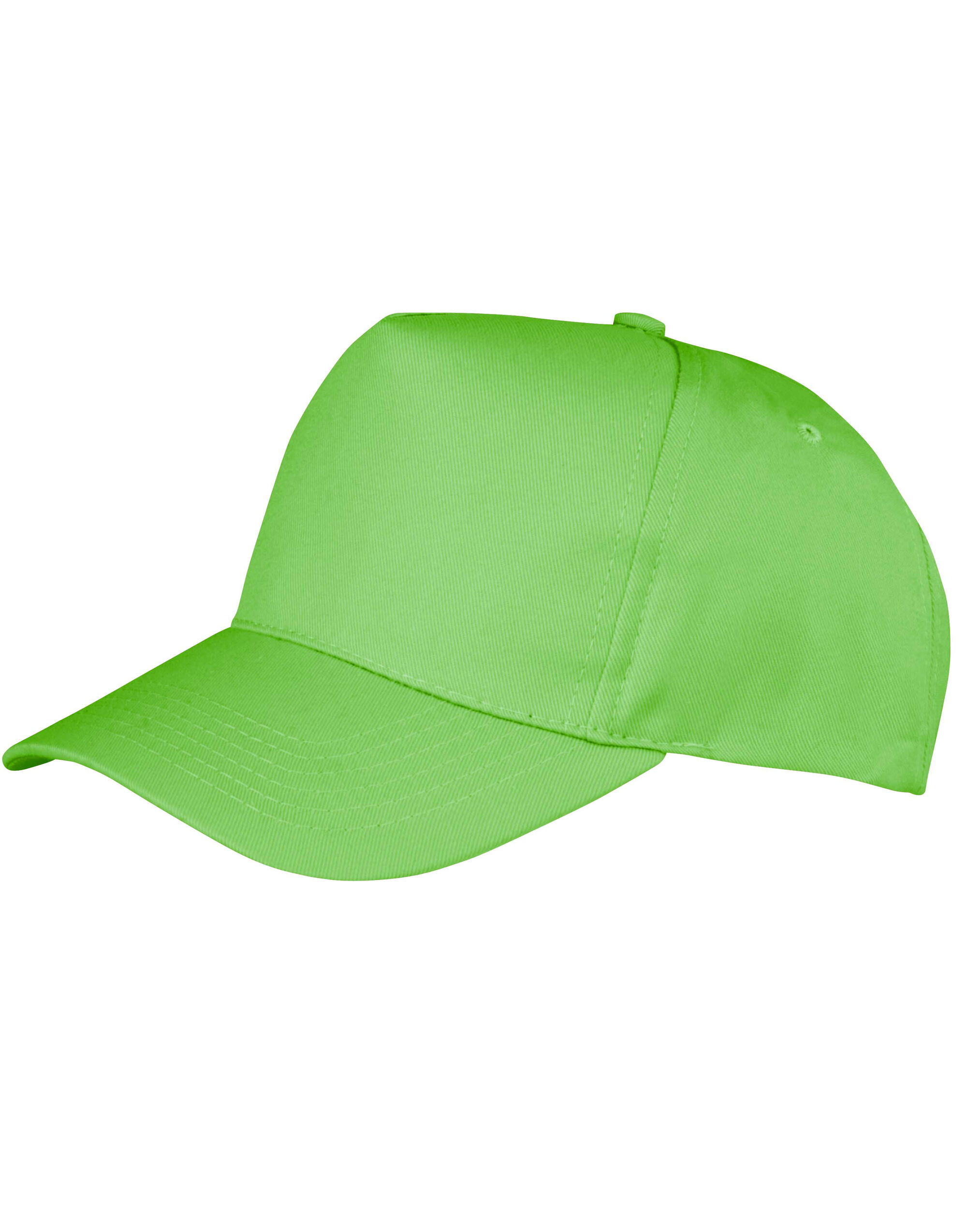 RC84X Boston 5-Panel Printers Cap Lime
