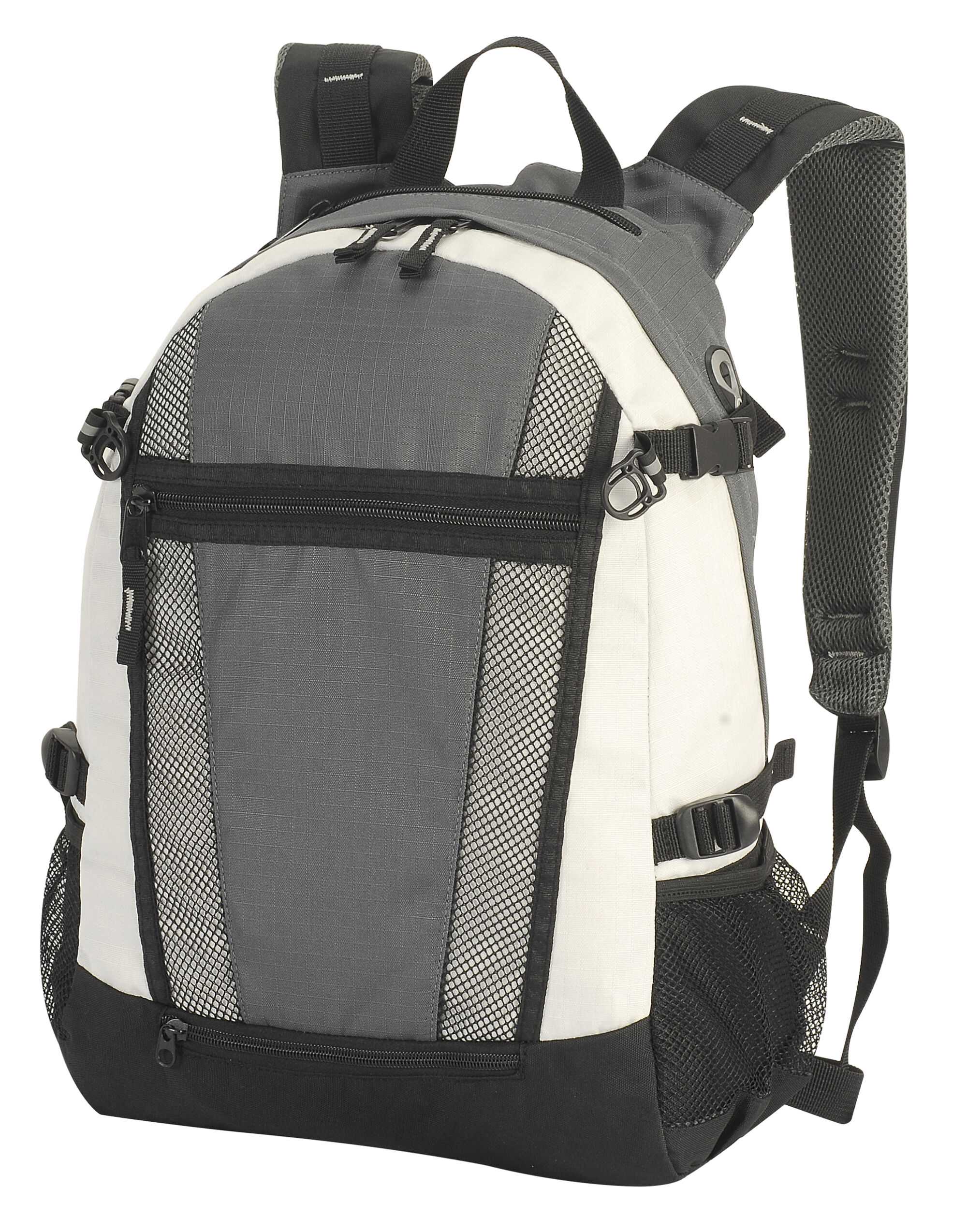 SH1295 Indiana Backpack Dark Grey/Off White