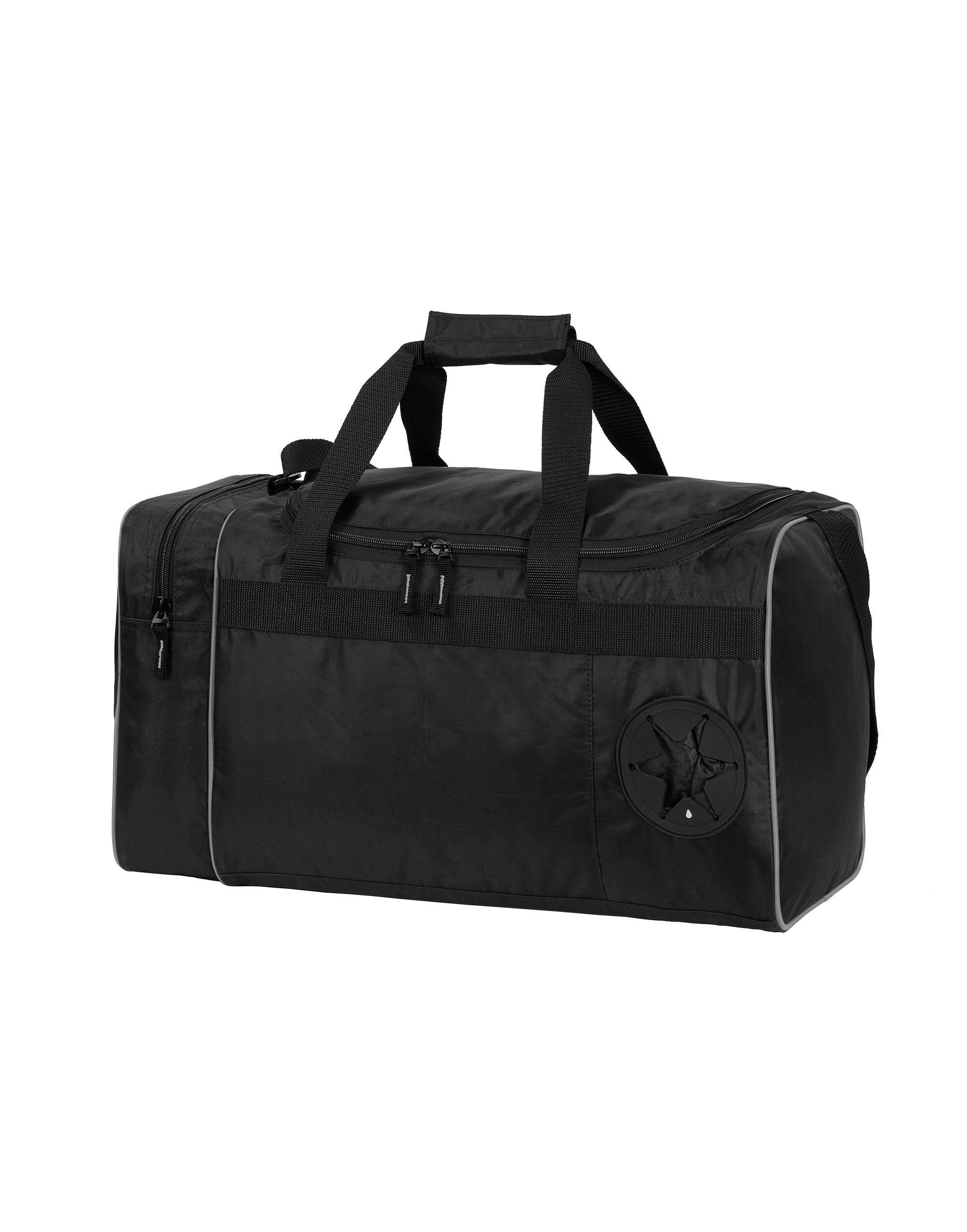 SH2450 Cannes Sports/Overnight Holdall Black/Light Grey