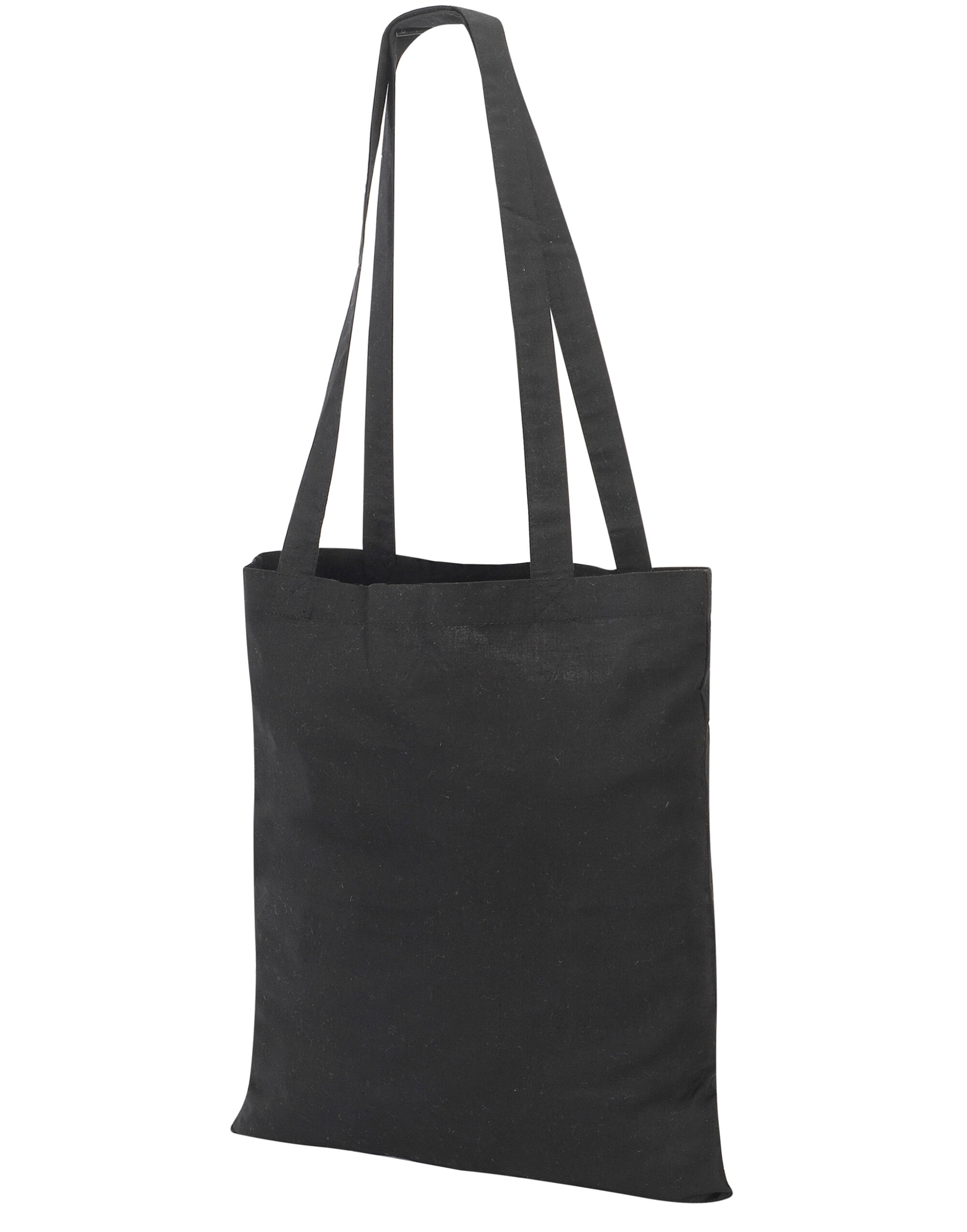 SH4112 Guildford Cotton Shopper/Tote Shoulder Bag Black