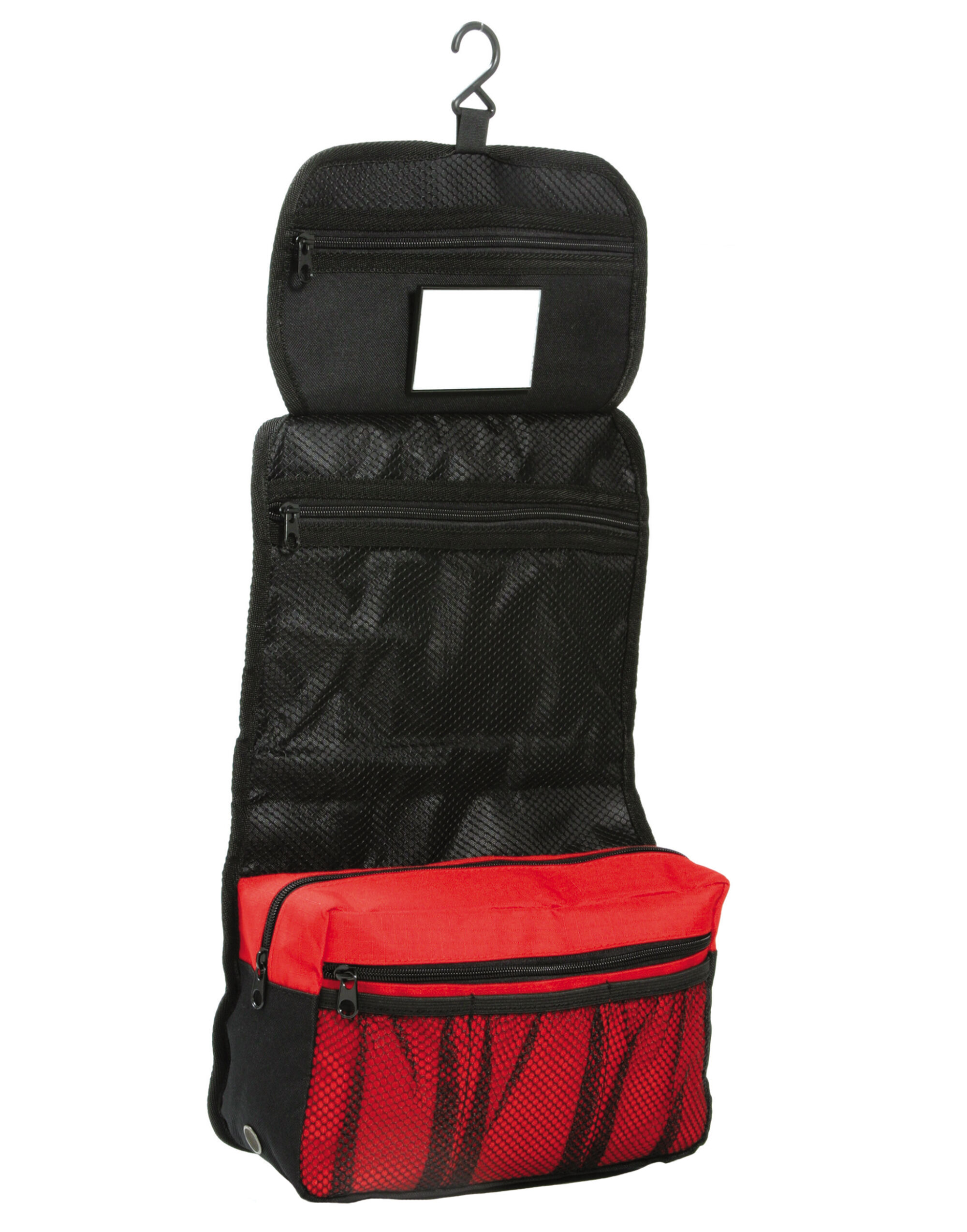 SH4476 Bristol Folding Travel Toiletry Bag Red/Black