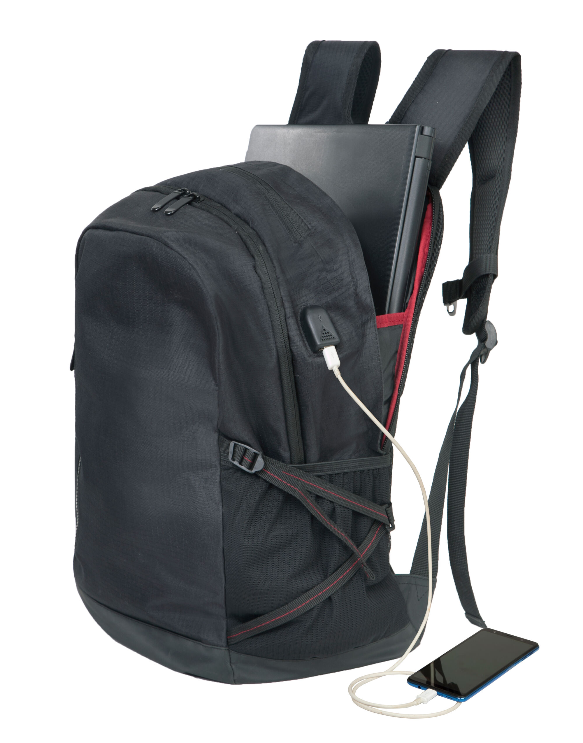 SH5816 Leipzig Laptop Backpack Black/Black