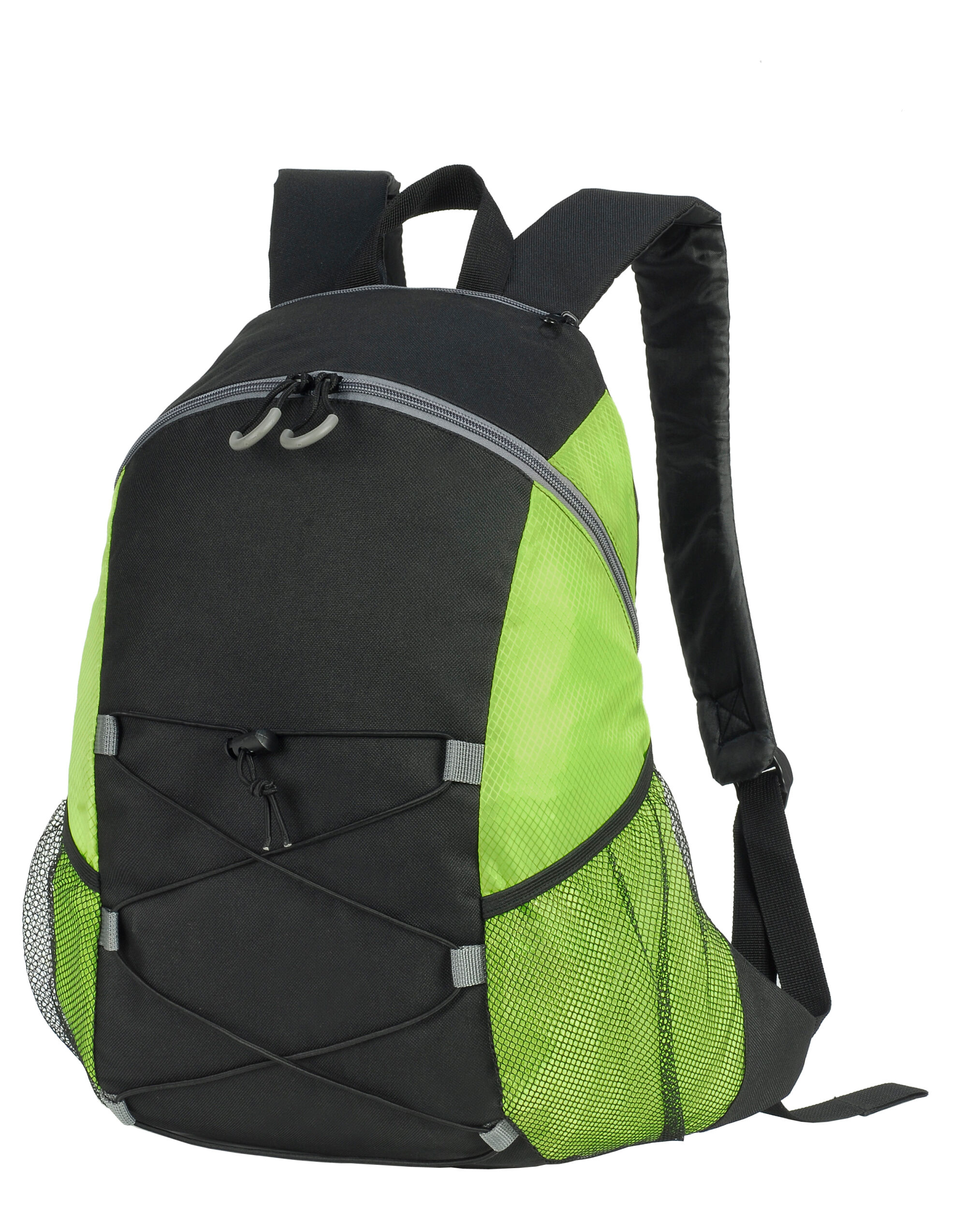 SH7237 Chester Backpack Black/Lime Green
