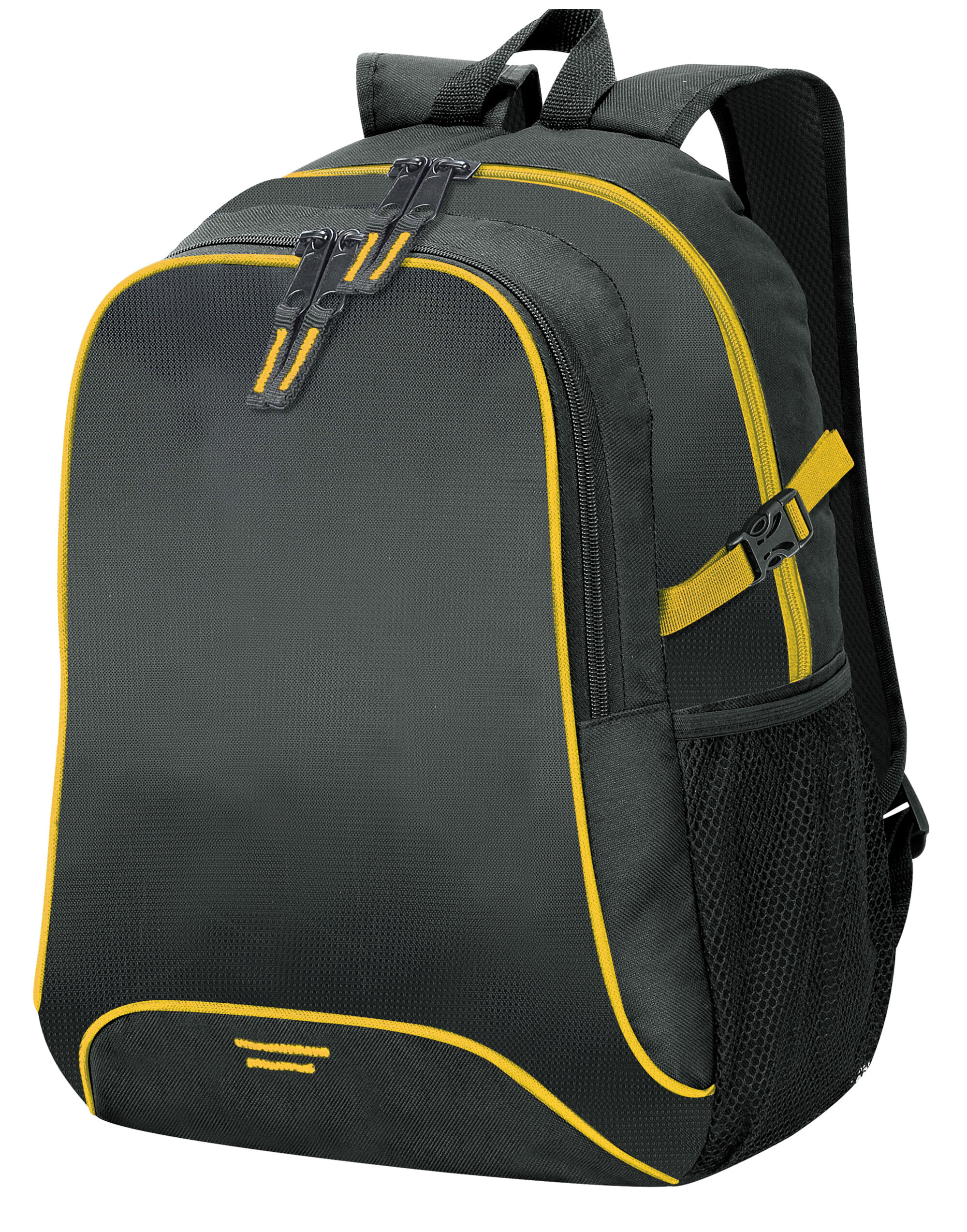 SH7677 Osaka Backpack Black/Yellow