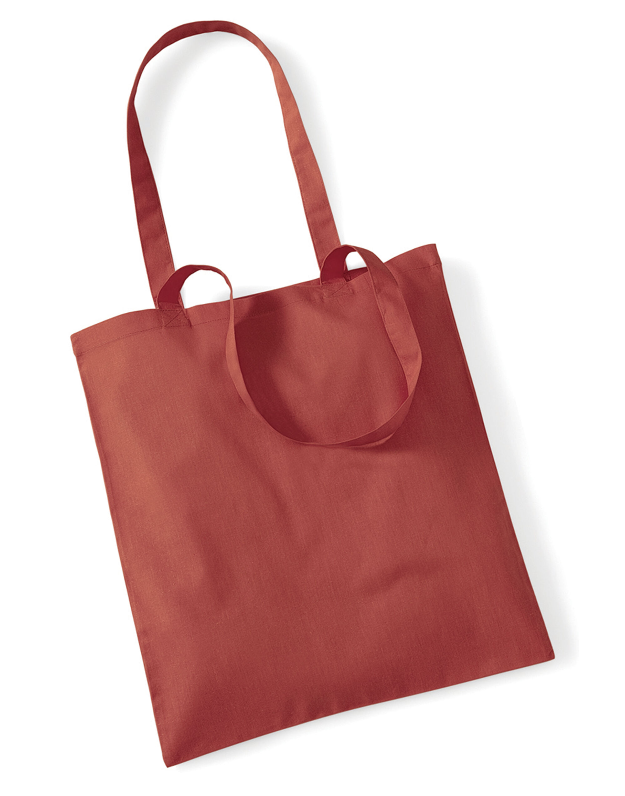 W101 Bag for Life Long Handles Orange Rust