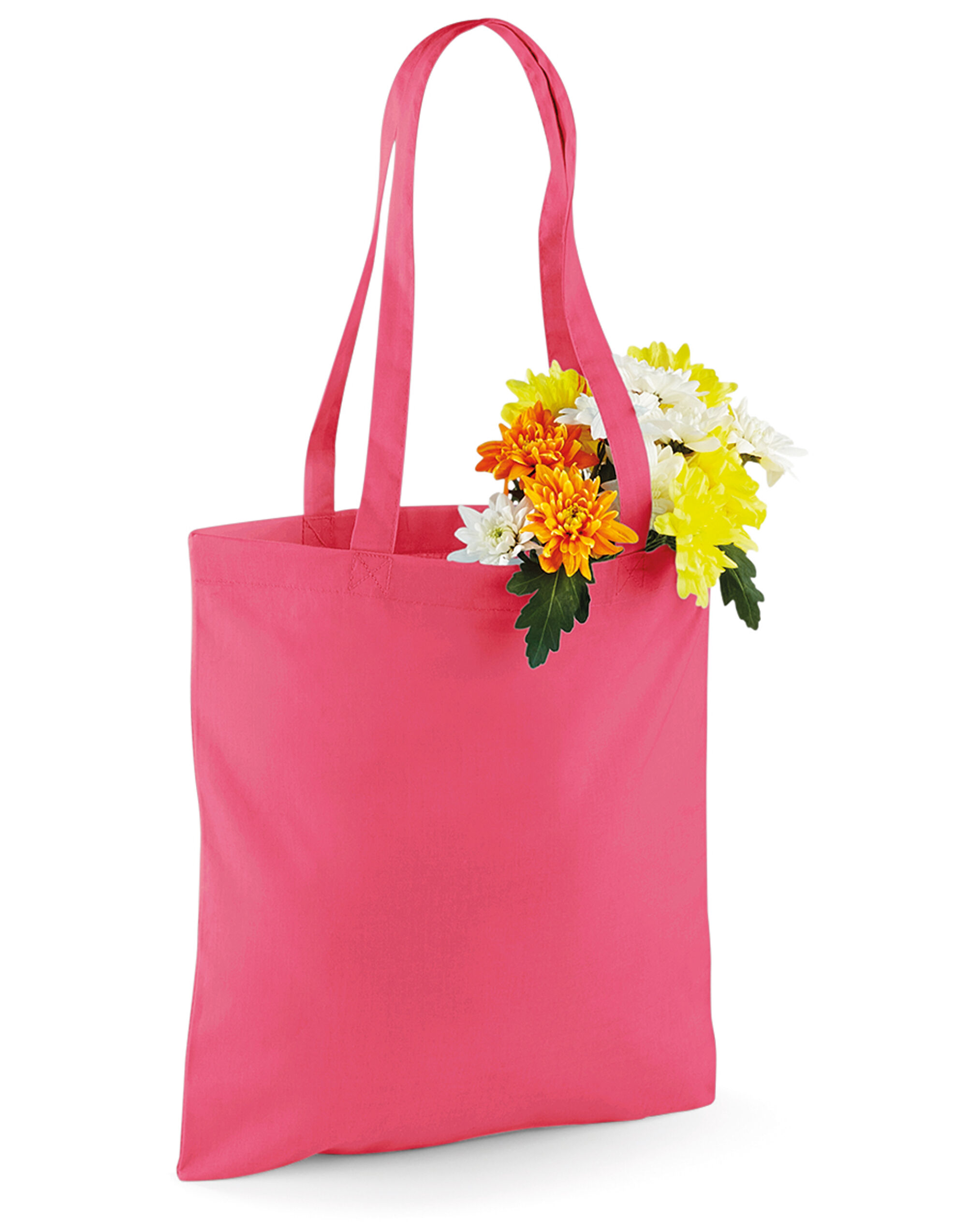 W101 Bag for Life Long Handles Raspberry Pink