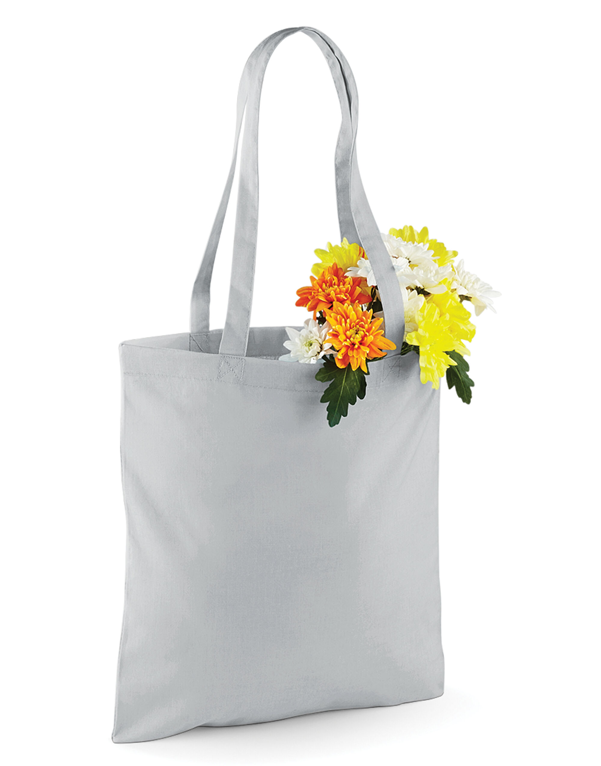 W101 Bag for Life Long Handles Light Grey