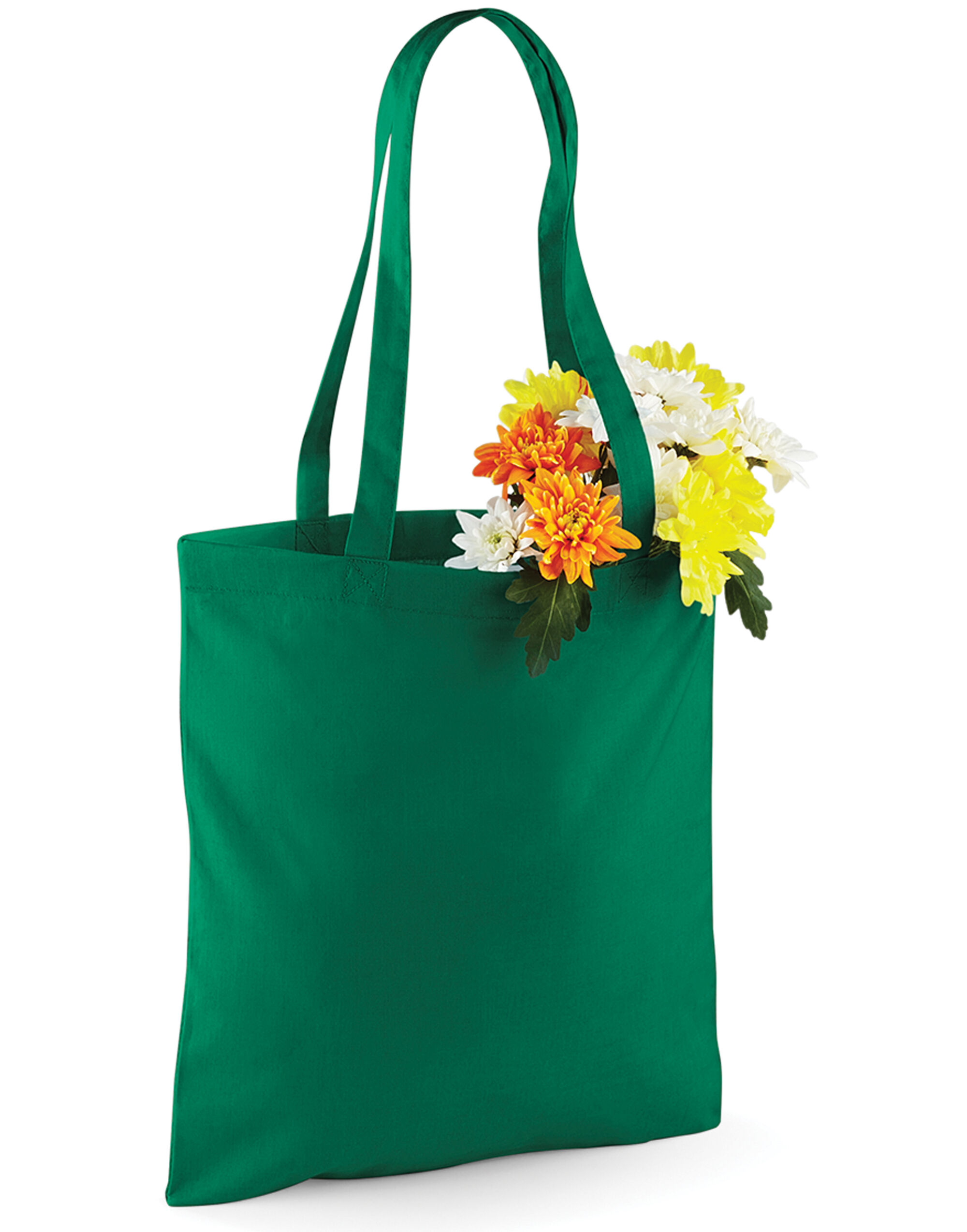 W101 Bag for Life Long Handles Kelly Green