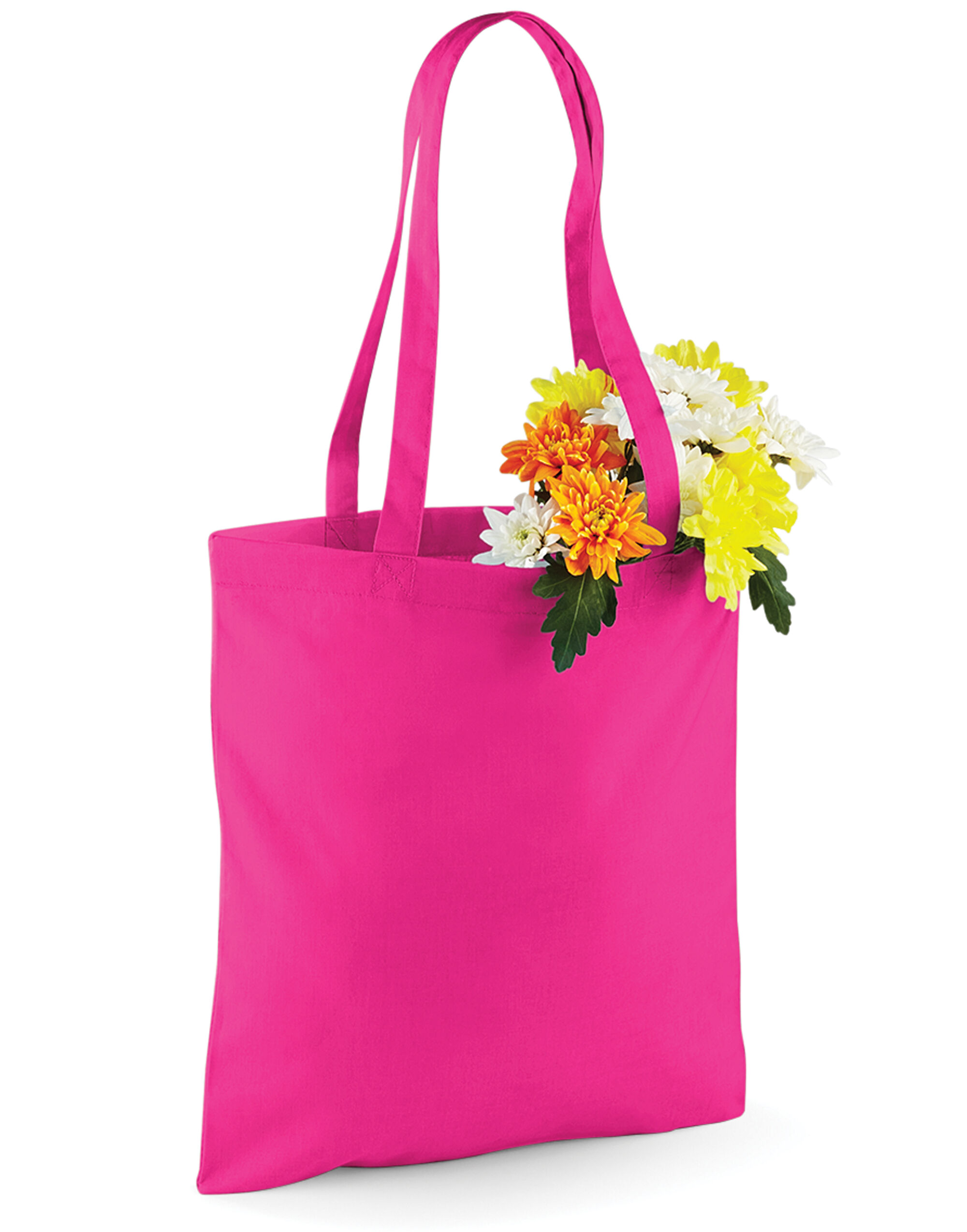 W101 Bag for Life Long Handles Fuchsia